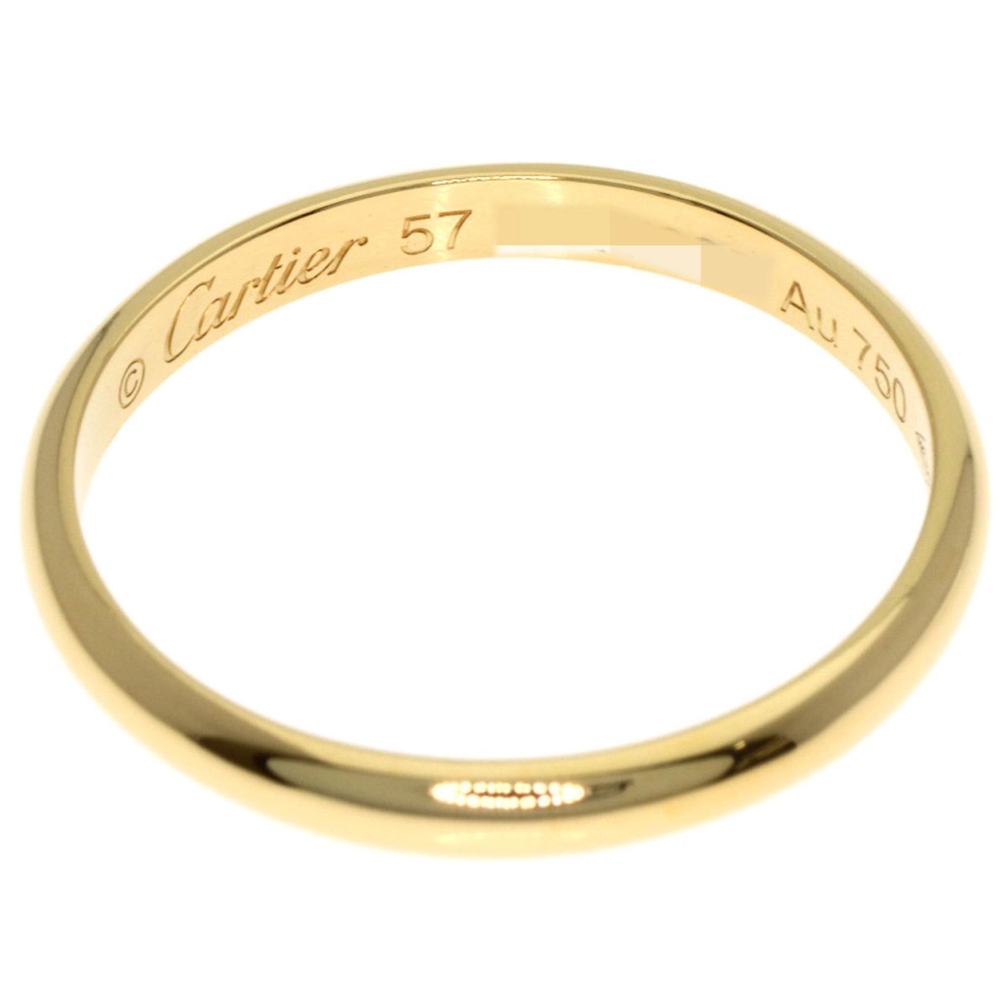 Cartier Cartier 1895 Wedding #57 Ring, 18K Yellow Gold, Women's Size ONE SIZE - 4 Thumbnail