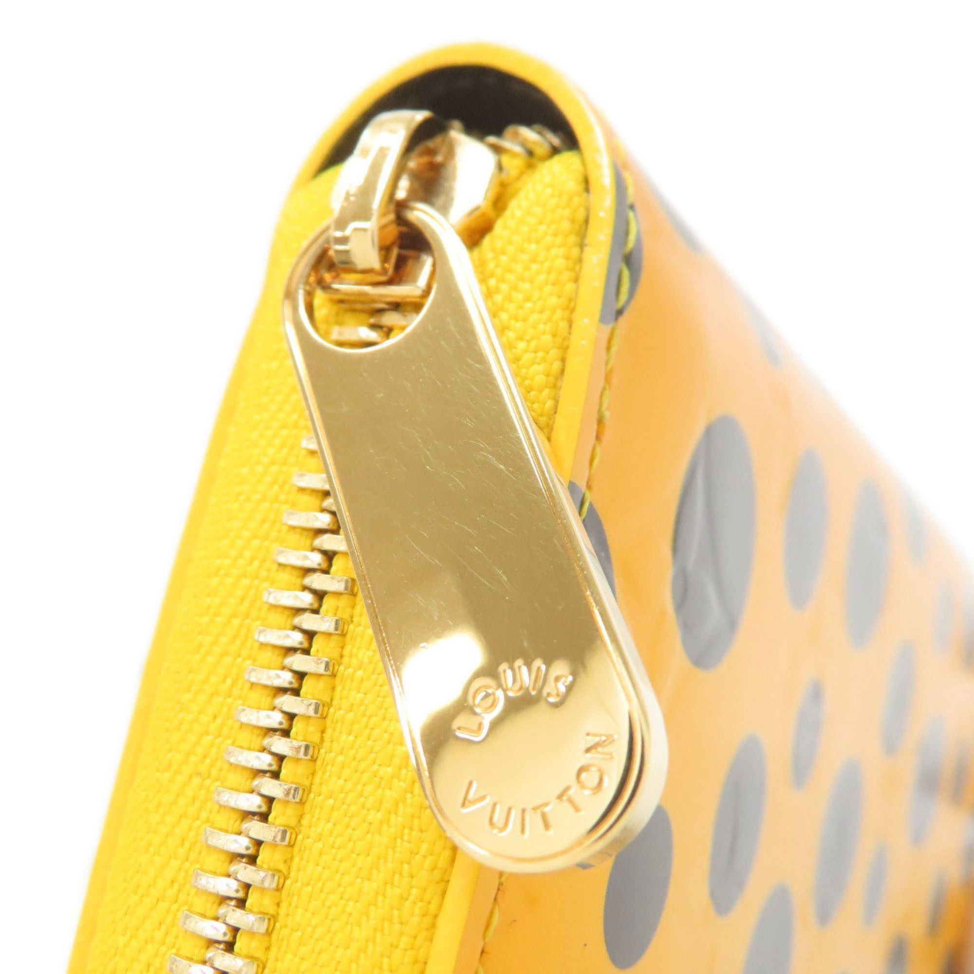 Louis Vuitton Louis Vuitton M91571 Zippy Wallet, Yayoi Kusama Dot Infinity Long Wallet (with Coin Purse), Vernis, Women's, LOUIS VUITTON Size ONE SIZE - 12 Thumbnail
