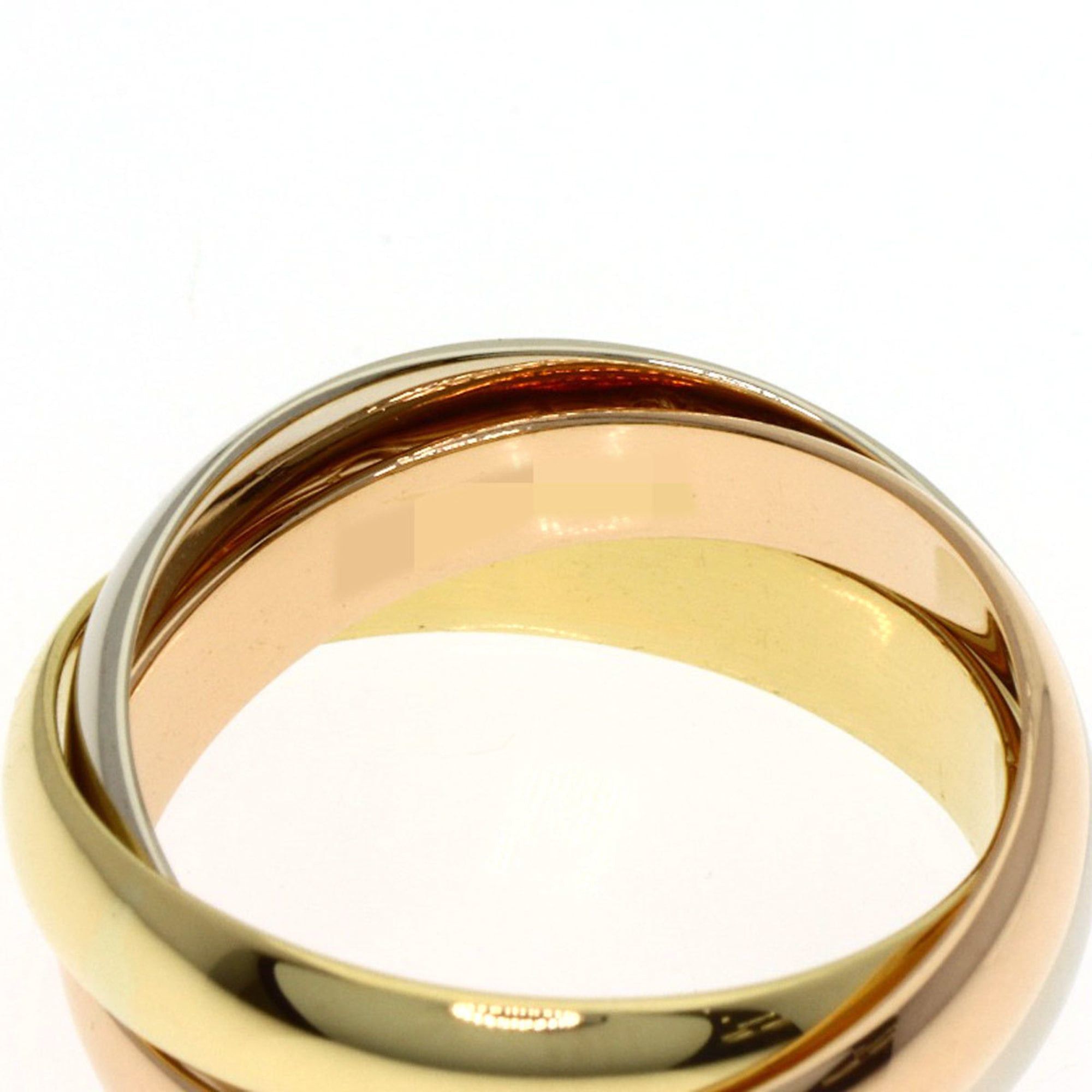 Cartier Cartier Trinity #48 Ring, 18K Yellow Gold/18KPG/18KWG, Women's Size ONE SIZE - 4 Thumbnail
