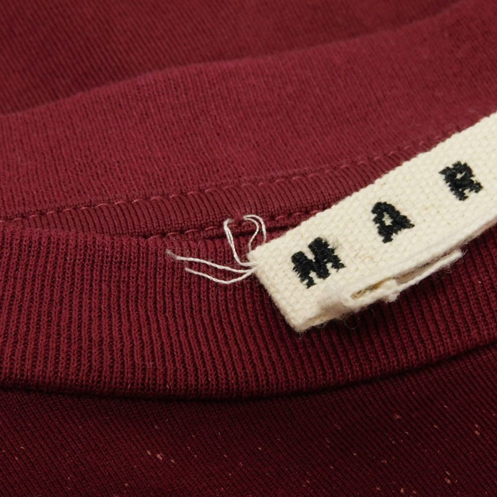 Marni Marni MARNI Graphic Logo Cotton Long Sleeve T Shirt Textile T-Shirts HUMU0169P0 DUTY FREE for USA Size ONE SIZE - 5 Thumbnail