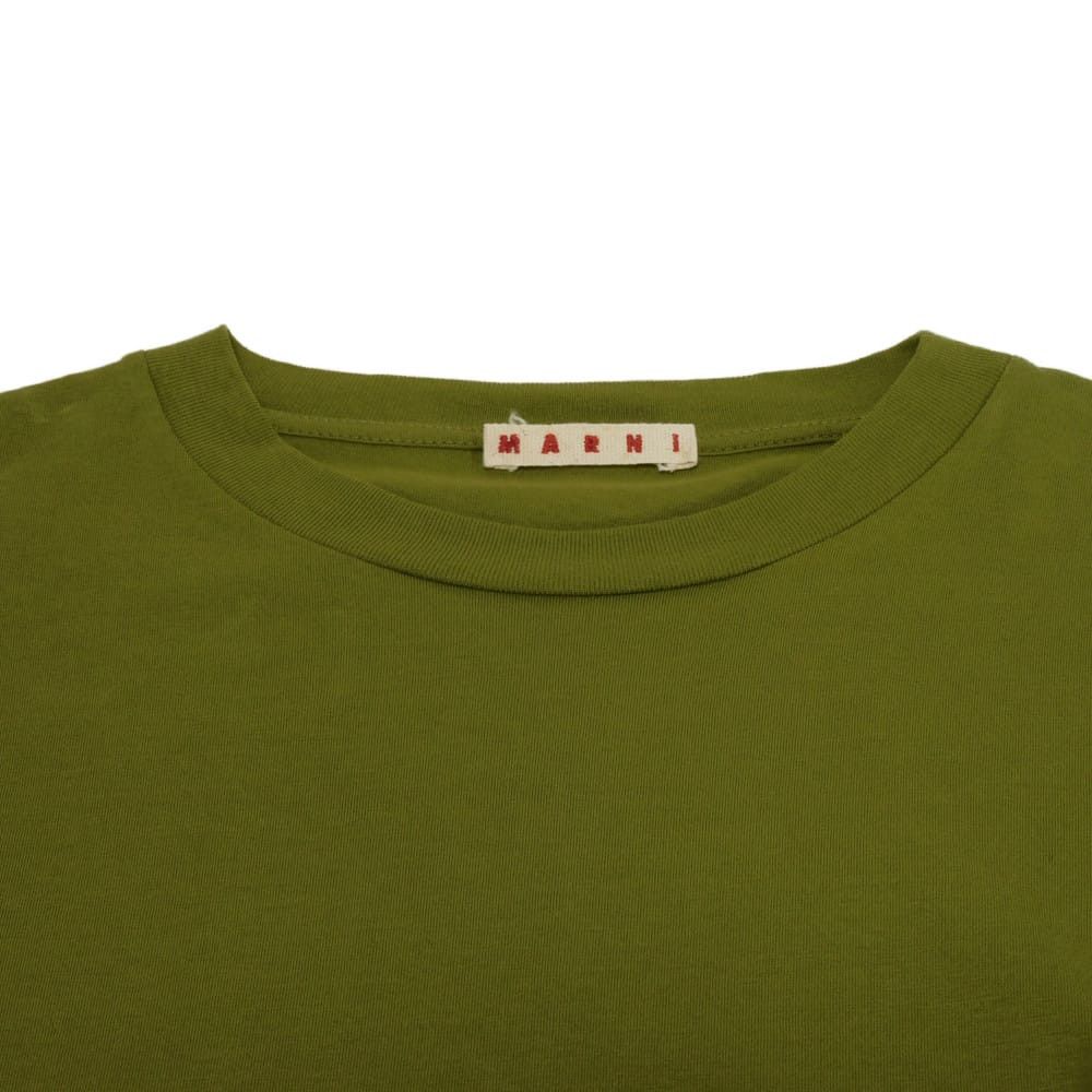 Marni Marni MARNI Logo Crewneck Cotton Long Sleeve T Shirt Textile T-Shirts THJE0129PN DUTY FREE for USA Size ONE SIZE - 4 Thumbnail