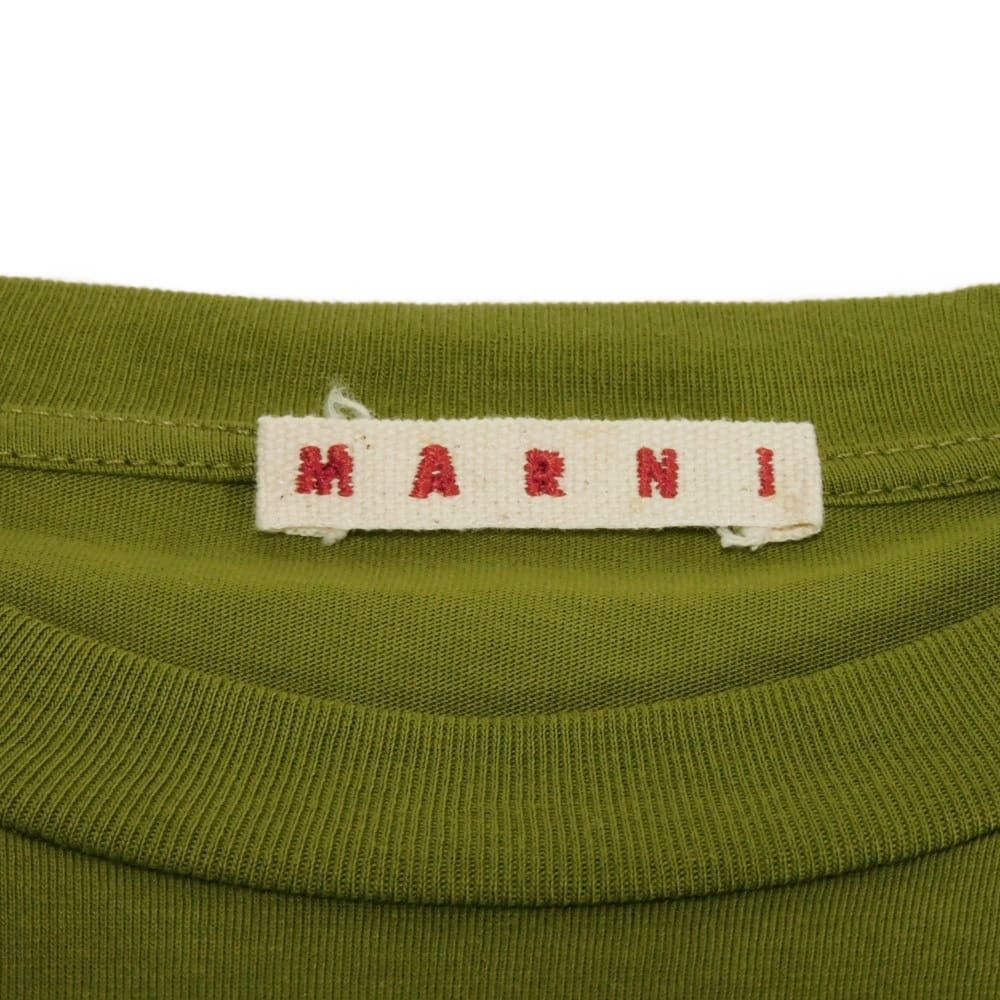 Marni Marni MARNI Logo Crewneck Cotton Long Sleeve T Shirt Textile T-Shirts THJE0129PN DUTY FREE for USA Size ONE SIZE - 5 Thumbnail