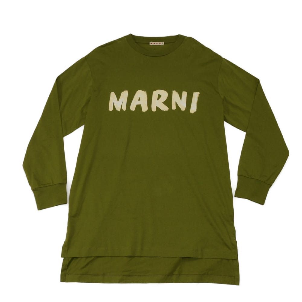 Marni Marni MARNI Logo Crewneck Cotton Long Sleeve T Shirt Textile T-Shirts THJE0129PN DUTY FREE for USA Size ONE SIZE - 2 Thumbnail