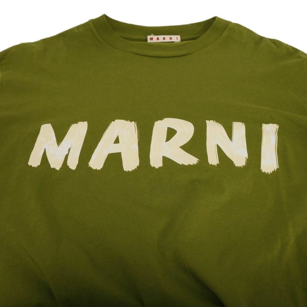 Marni Marni MARNI Logo Crewneck Cotton Long Sleeve T Shirt Textile T-Shirts THJE0129PN DUTY FREE for USA Size ONE SIZE - 8 Thumbnail