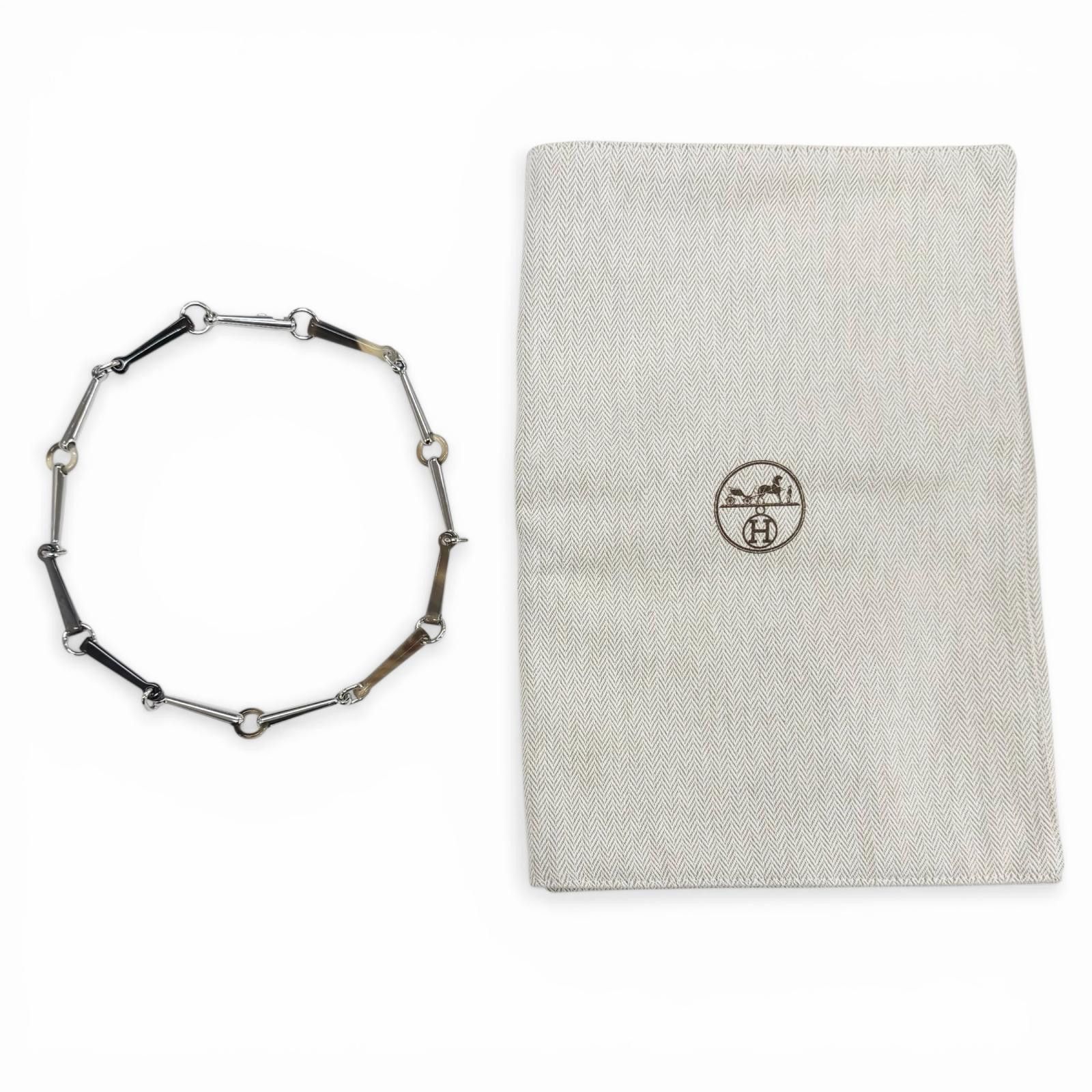Hermes Hermes Hermes Buffalo Horn Necklace Plant-based Necklace DUTY FREE for USA Size ONE SIZE - 2 Thumbnail