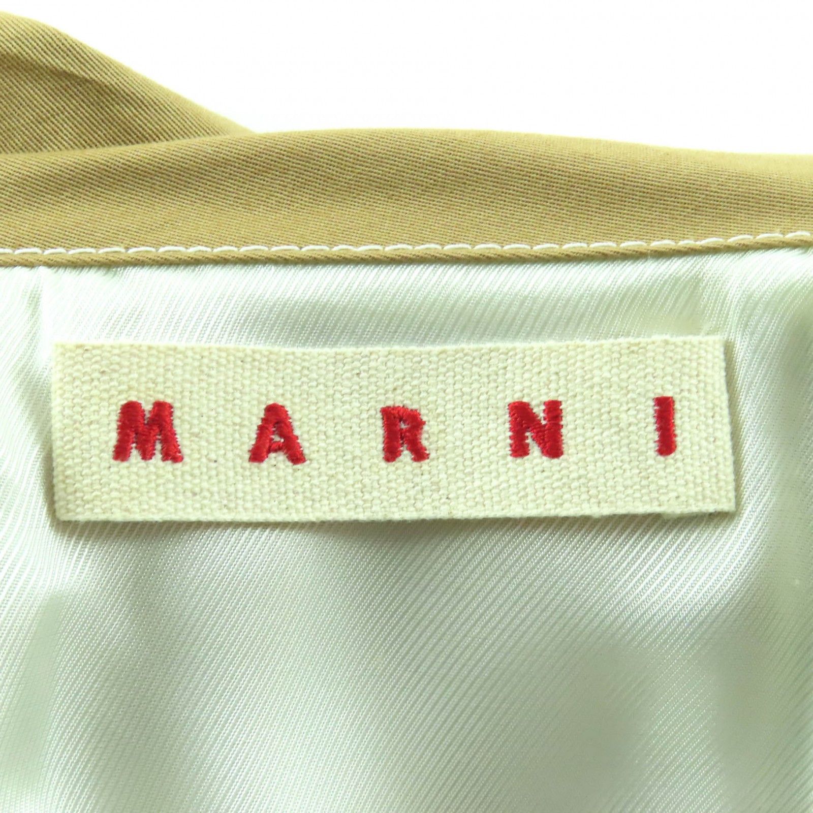 Marni Marni Marni Cotton Linen Coat Textile Outerwear CPMA0091CU DUTY FREE for USA Size ONE SIZE - 7 Thumbnail