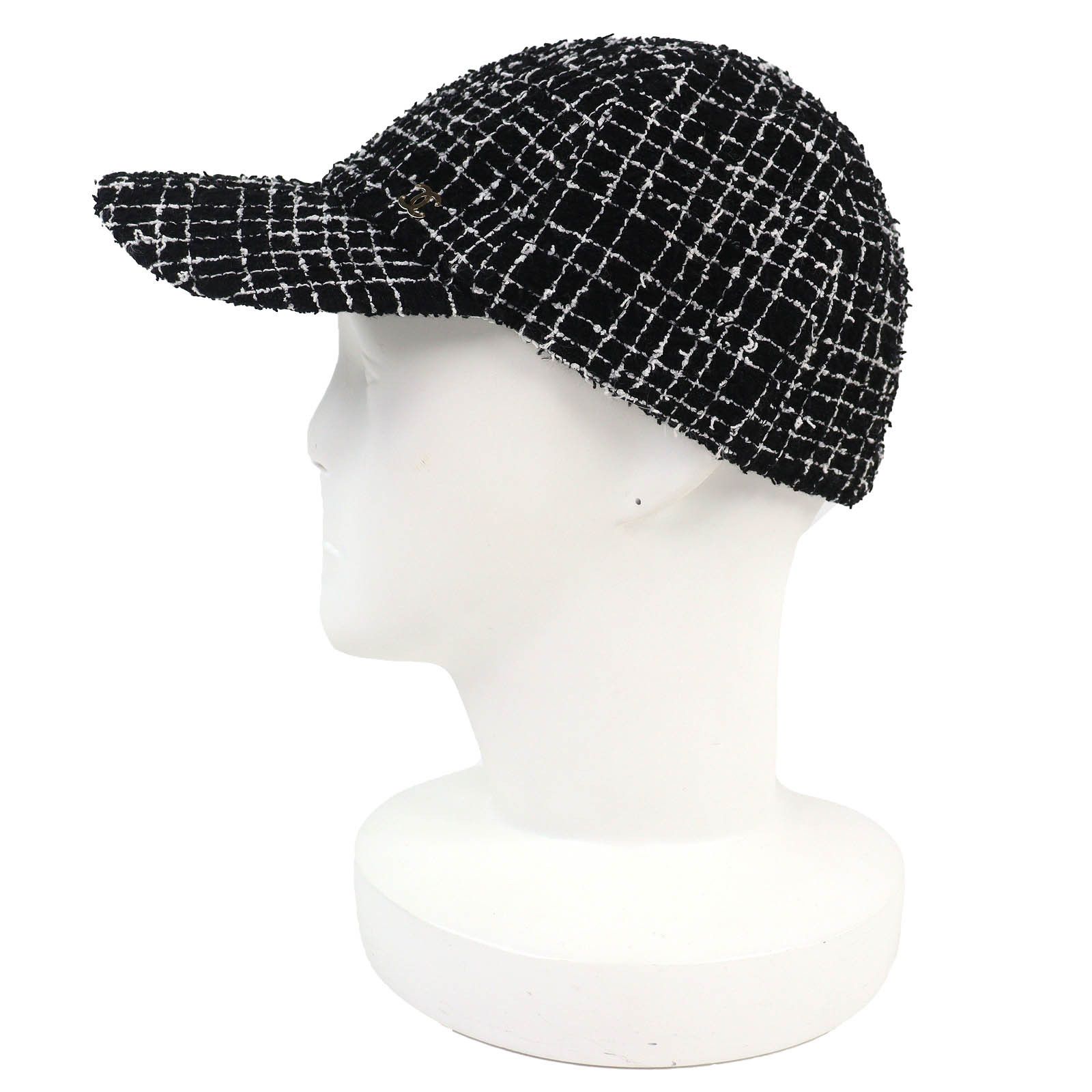 Chanel Chanel Chanel Tweed Baseball Cap Textile Hats DUTY FREE for USA Size ONE SIZE - 2 Thumbnail