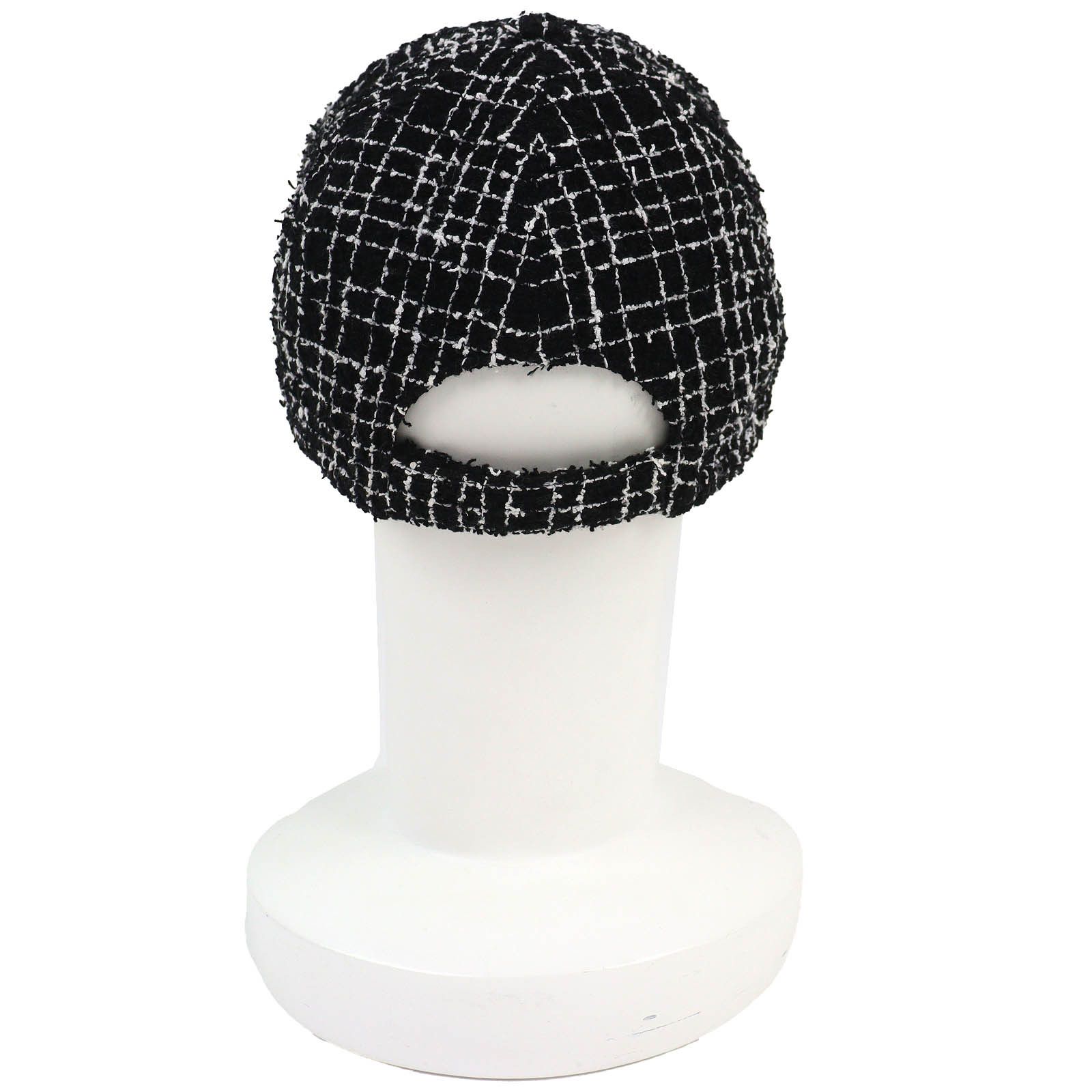 Chanel Chanel Chanel Tweed Baseball Cap Textile Hats DUTY FREE for USA Size ONE SIZE - 4 Thumbnail