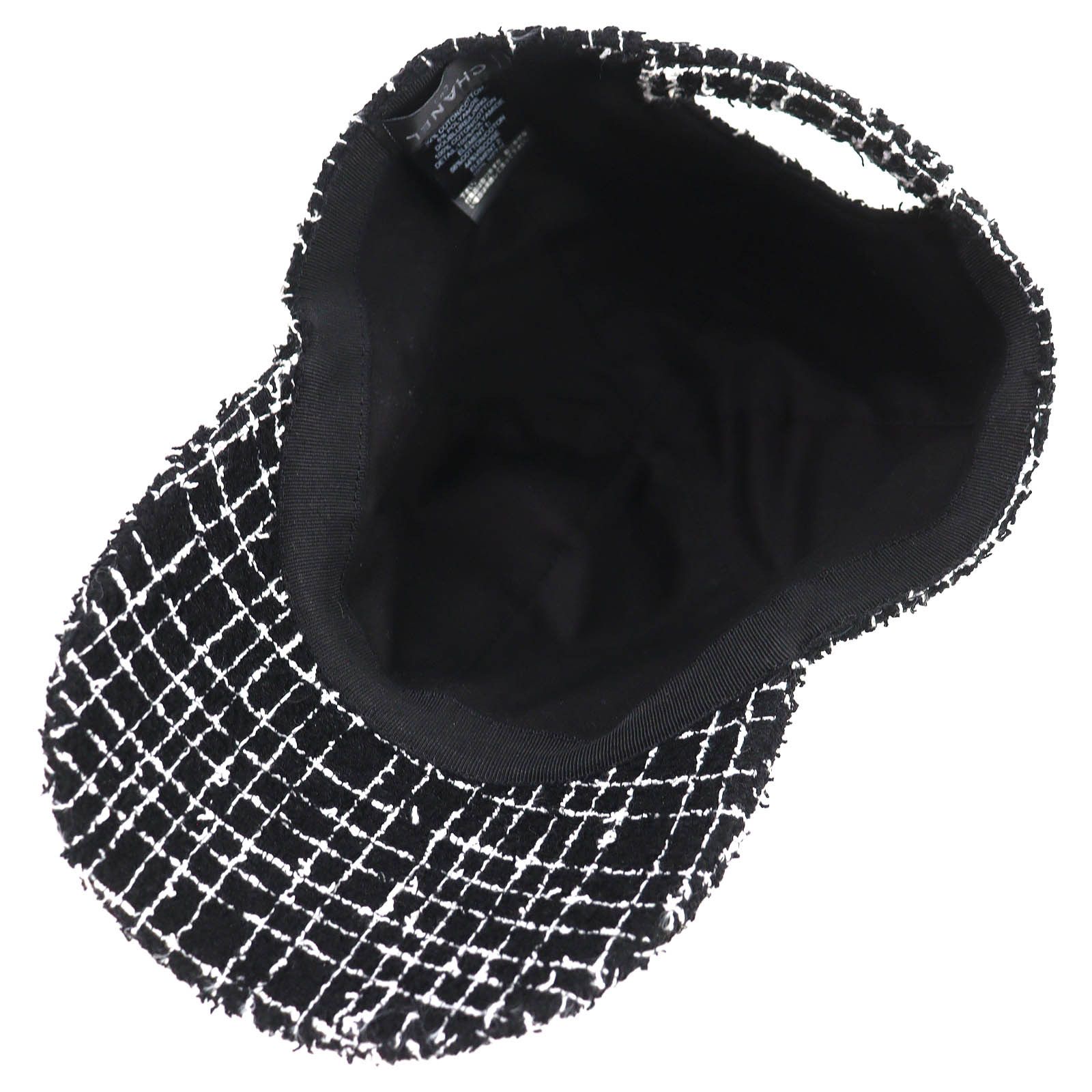 Chanel Chanel Chanel Tweed Baseball Cap Textile Hats DUTY FREE for USA Size ONE SIZE - 5 Thumbnail
