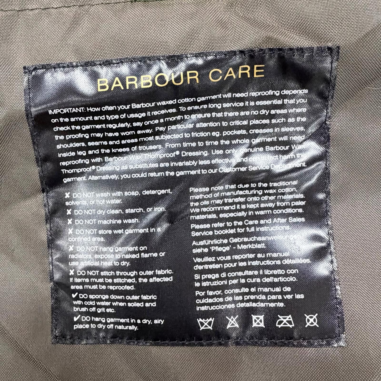 Barbour Barbour Barbour Spey Wax Cotton Jacket Textile Outerwear LWX0730SG51 DUTY FREE for USA Size ONE SIZE - 10 Thumbnail
