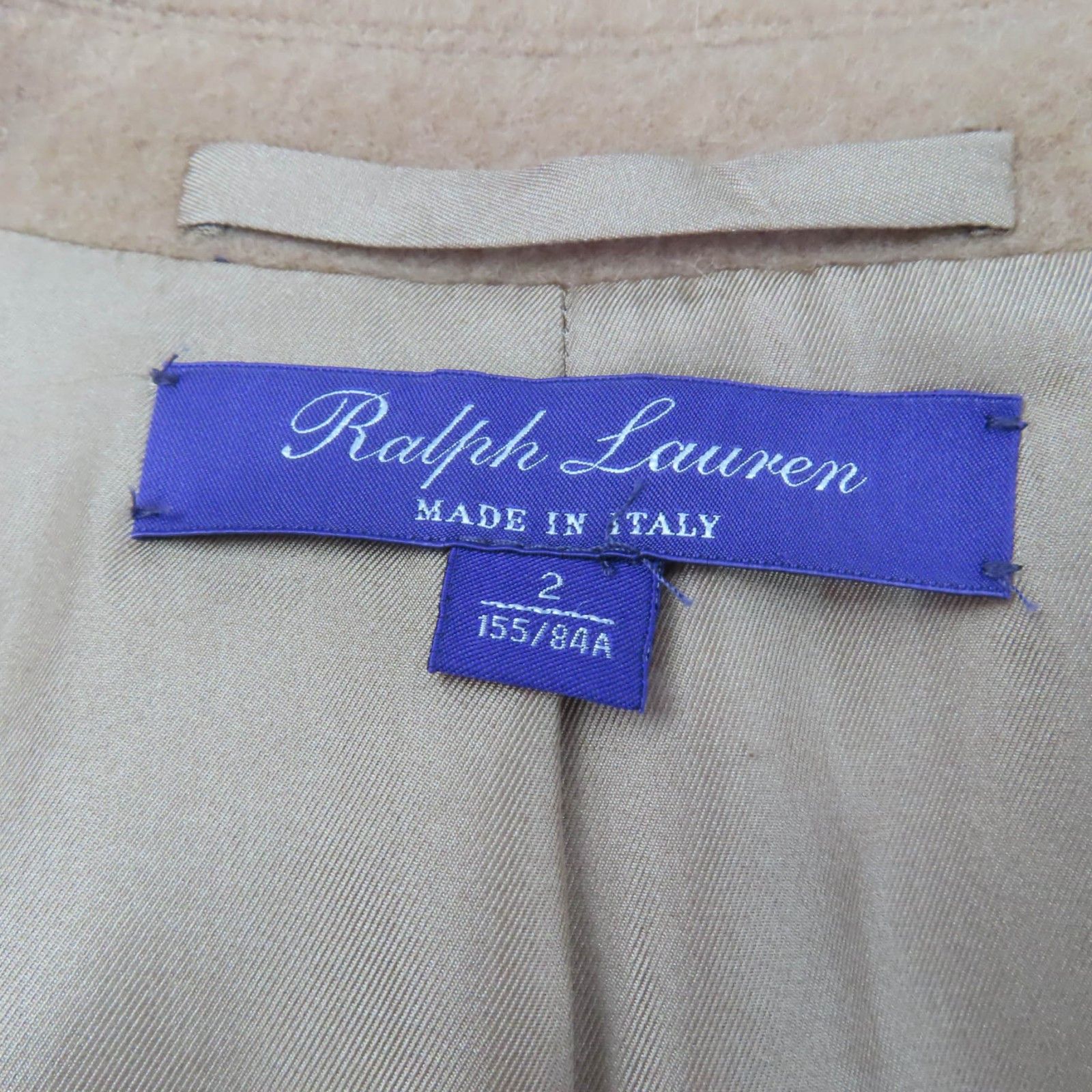 Ralph Lauren Ralph Lauren Ralph Lauren Purple Label Camel Coat Textile Outerwear DUTY FREE for USA Size ONE SIZE - 8 Thumbnail