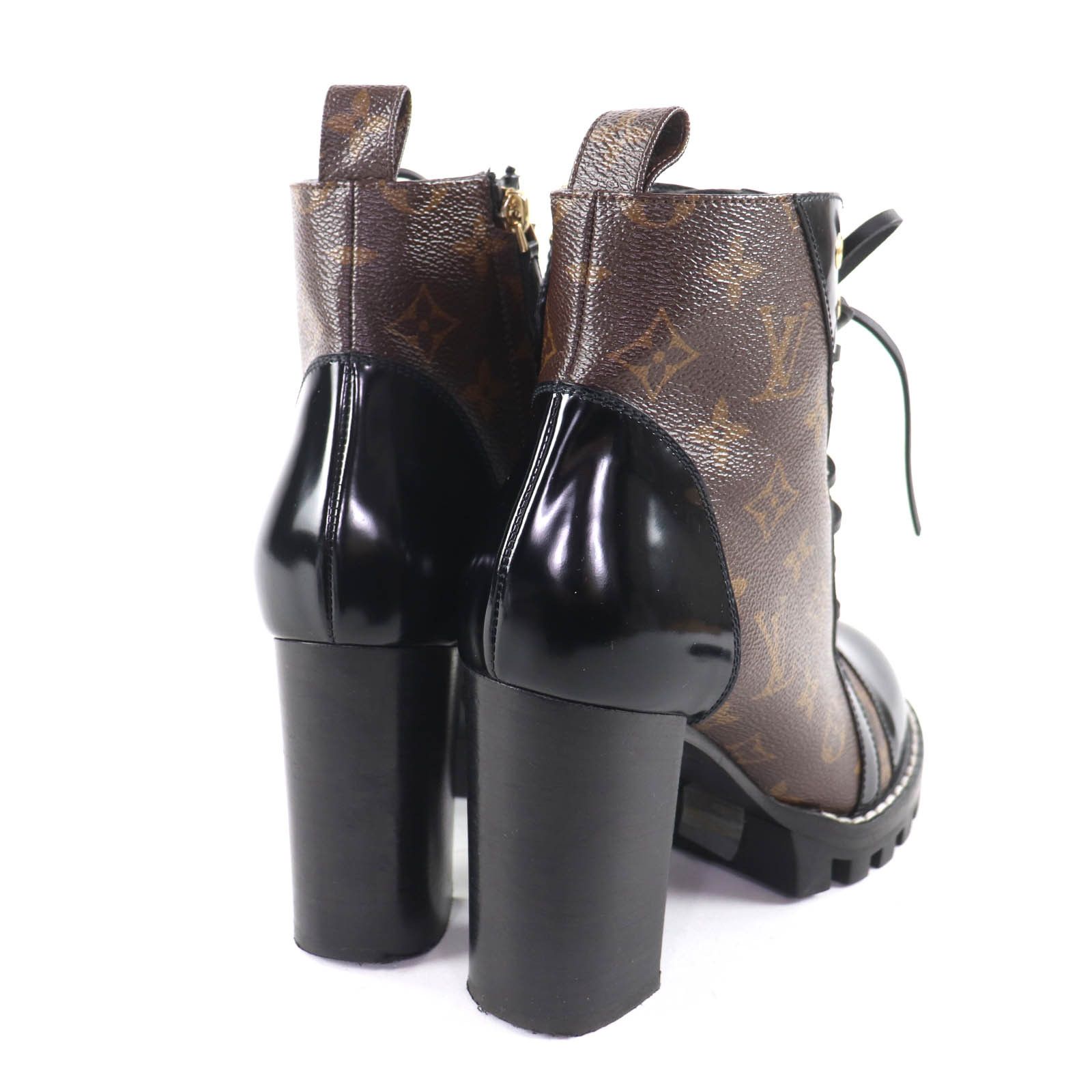 Louis Vuitton Louis Vuitton Louis Vuitton Star Trail Monogram Boots Textile Shoes DUTY FREE for USA Size ONE SIZE - 3 Thumbnail