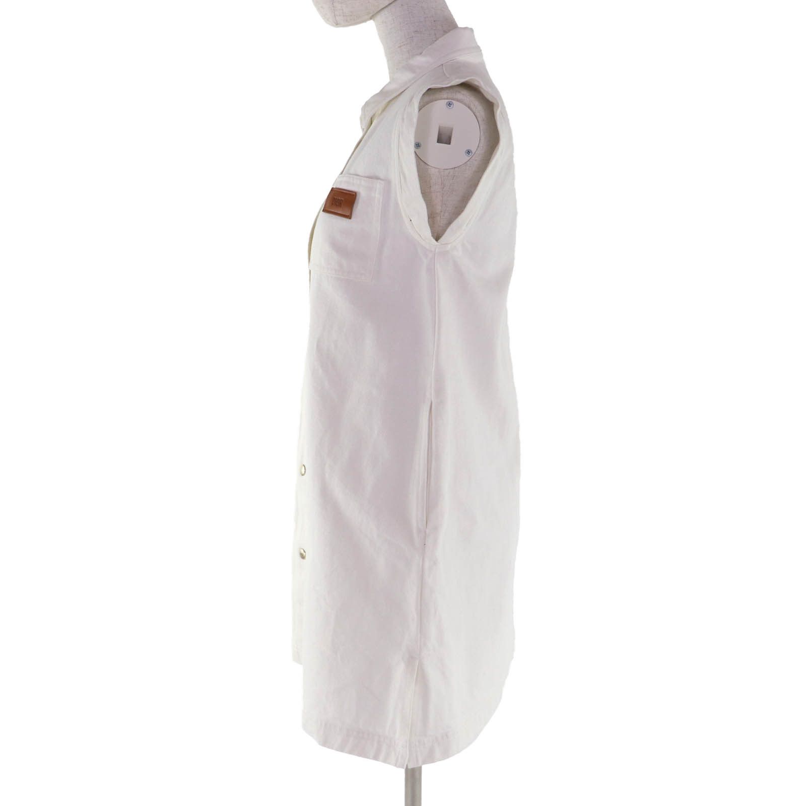 Dior Dior Dior Cotton One Piece Textile Dresses 5WBM12DRSB DUTY FREE for USA Size ONE SIZE - 2 Thumbnail