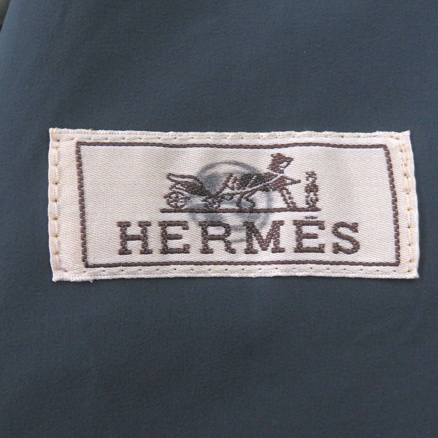 Hermes Hermes Hermes Zip-Up Nylon Jacket Textile Outerwear DUTY FREE for USA Size ONE SIZE - 7 Thumbnail
