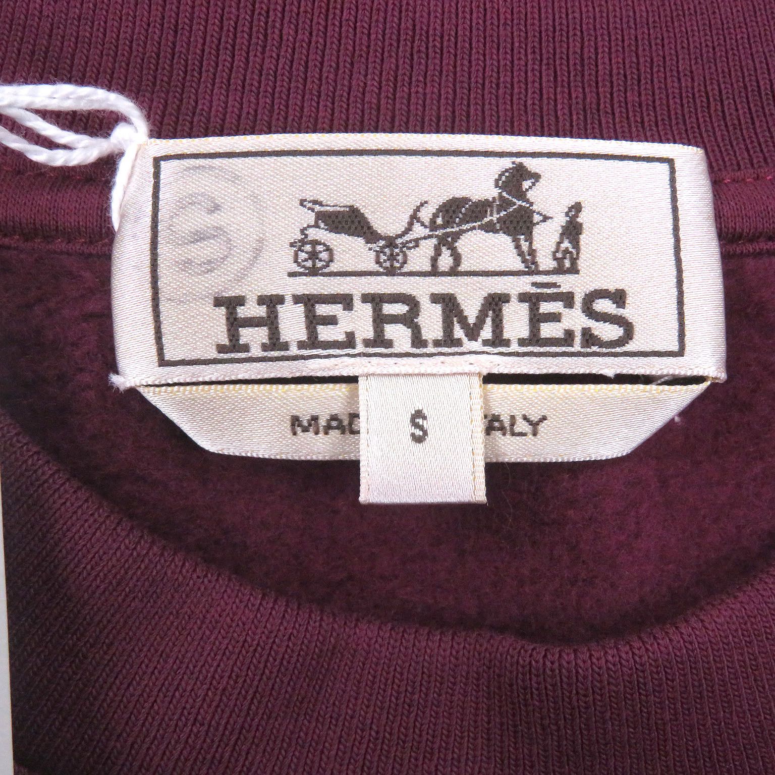 Hermes Hermes Hermes Sweat Run H Side Line Cotton Sweatshirt Textile Sweatshirts & Hoodies DUTY FREE for USA Size ONE SIZE - 5 Thumbnail