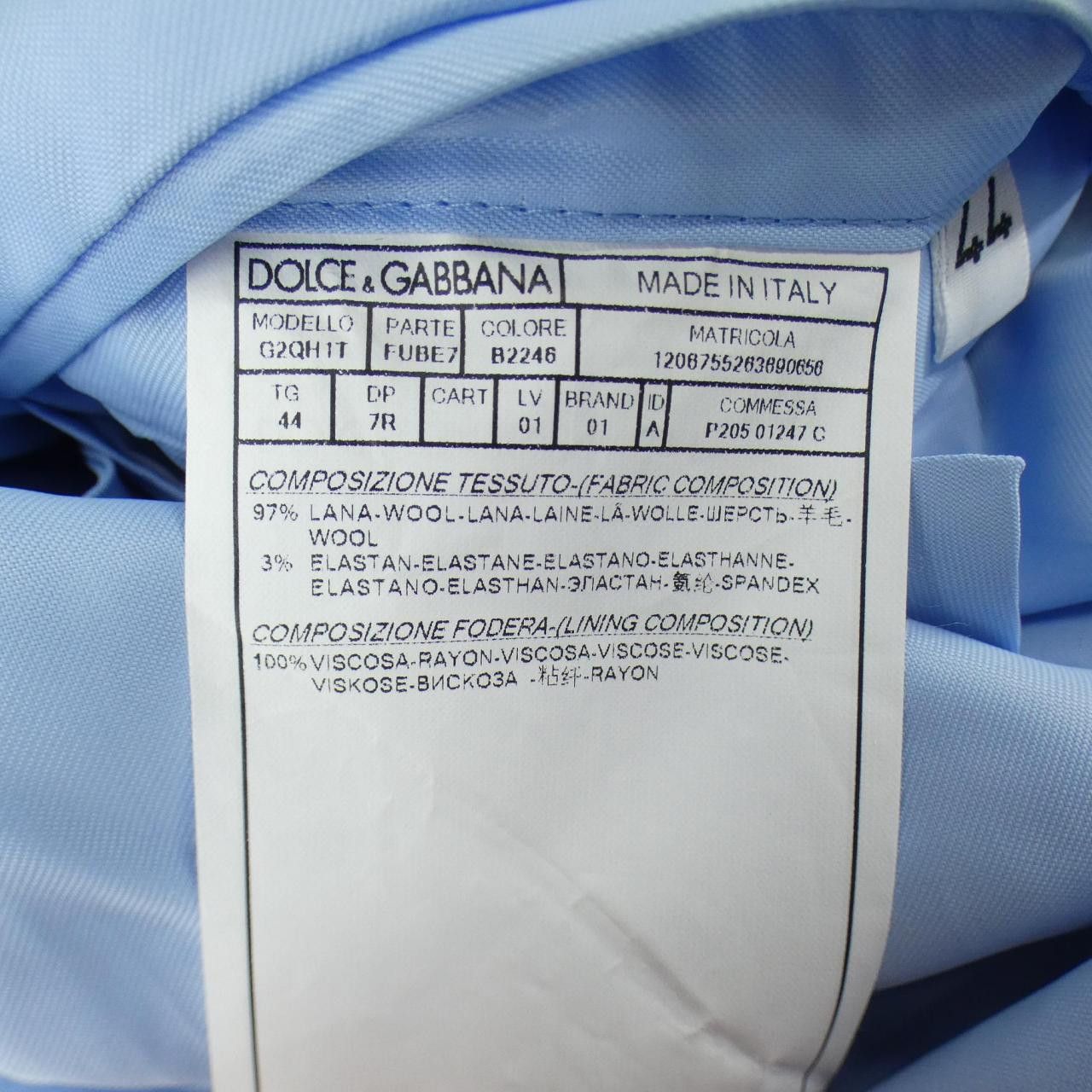 Dolce & Gabbana Dolce & Gabbana Dolce&Gabbana Jacket Others Outerwear G2QH1T DUTY FREE for USA Size ONE SIZE - 3 Thumbnail