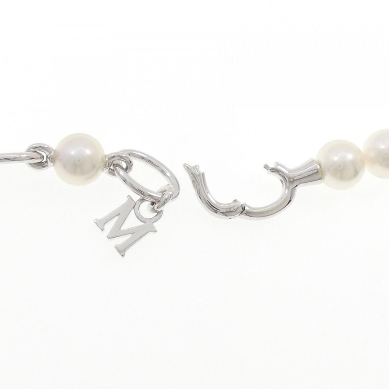Mikimoto Mikimoto Mikimoto Liberte Silver Pearl Necklace Precious Metal Necklace KZ1703PB DUTY FREE for USA Size ONE SIZE - 5 Thumbnail
