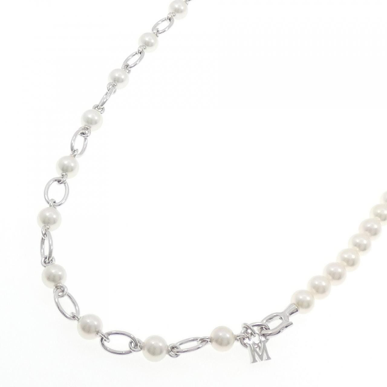 Mikimoto Mikimoto Mikimoto Liberte Silver Pearl Necklace Precious Metal Necklace KZ1703PB DUTY FREE for USA Size ONE SIZE - 2 Thumbnail