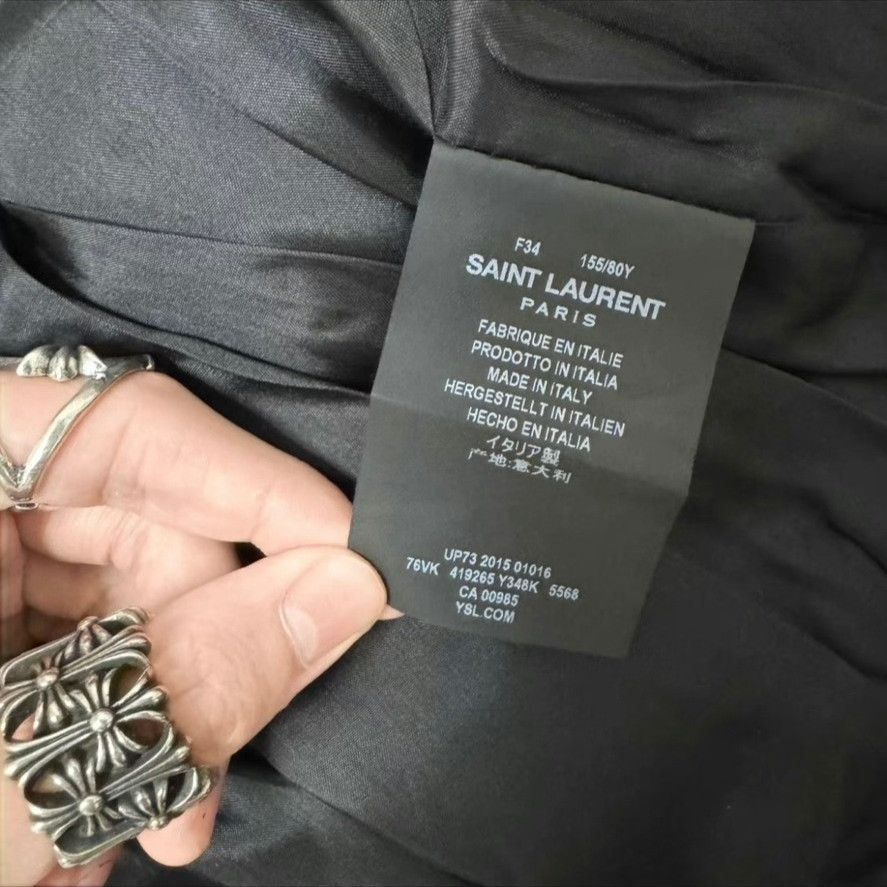 Saint Laurent Paris Saint Laurent Satin Palm Tree Jacket Size US M / EU 48-50 / 2 - 6 Thumbnail
