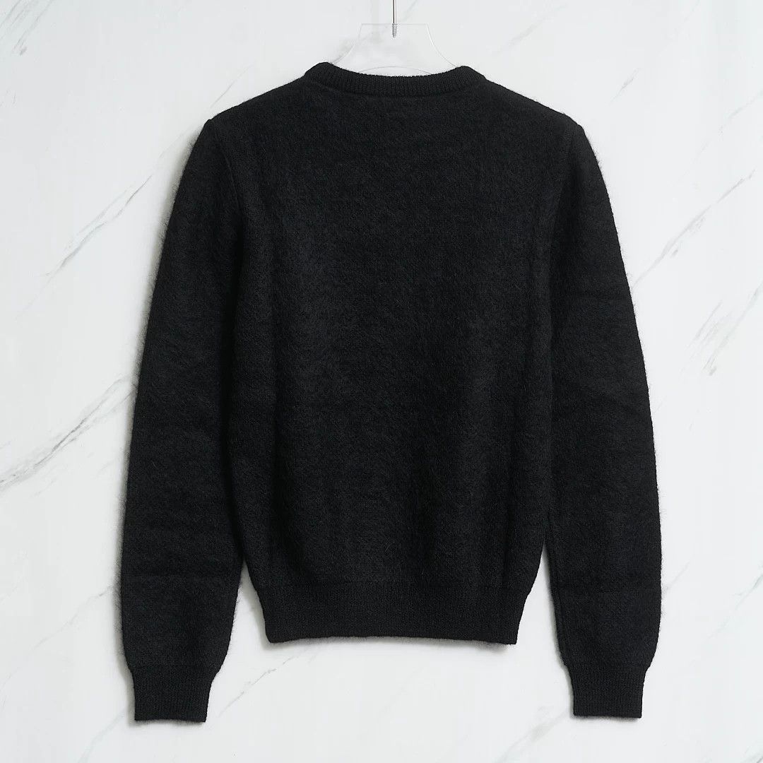 Saint Laurent Paris Saint Laurent Men's Black Crewneck Sweater Size US M / EU 48-50 / 2 - 4 Thumbnail