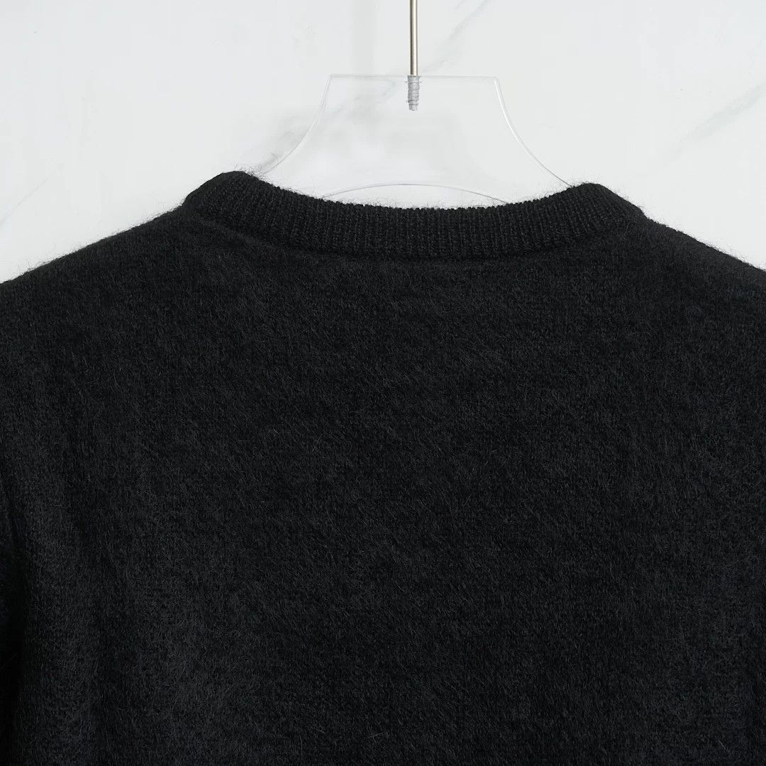 Saint Laurent Paris Saint Laurent Men's Black Crewneck Sweater Size US M / EU 48-50 / 2 - 5 Thumbnail