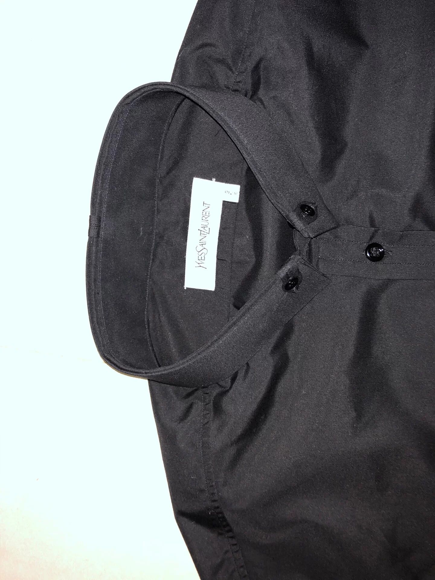 Saint Laurent Paris YSL Limited Edition Black Shirt Size US M / EU 48-50 / 2 - 2 Thumbnail