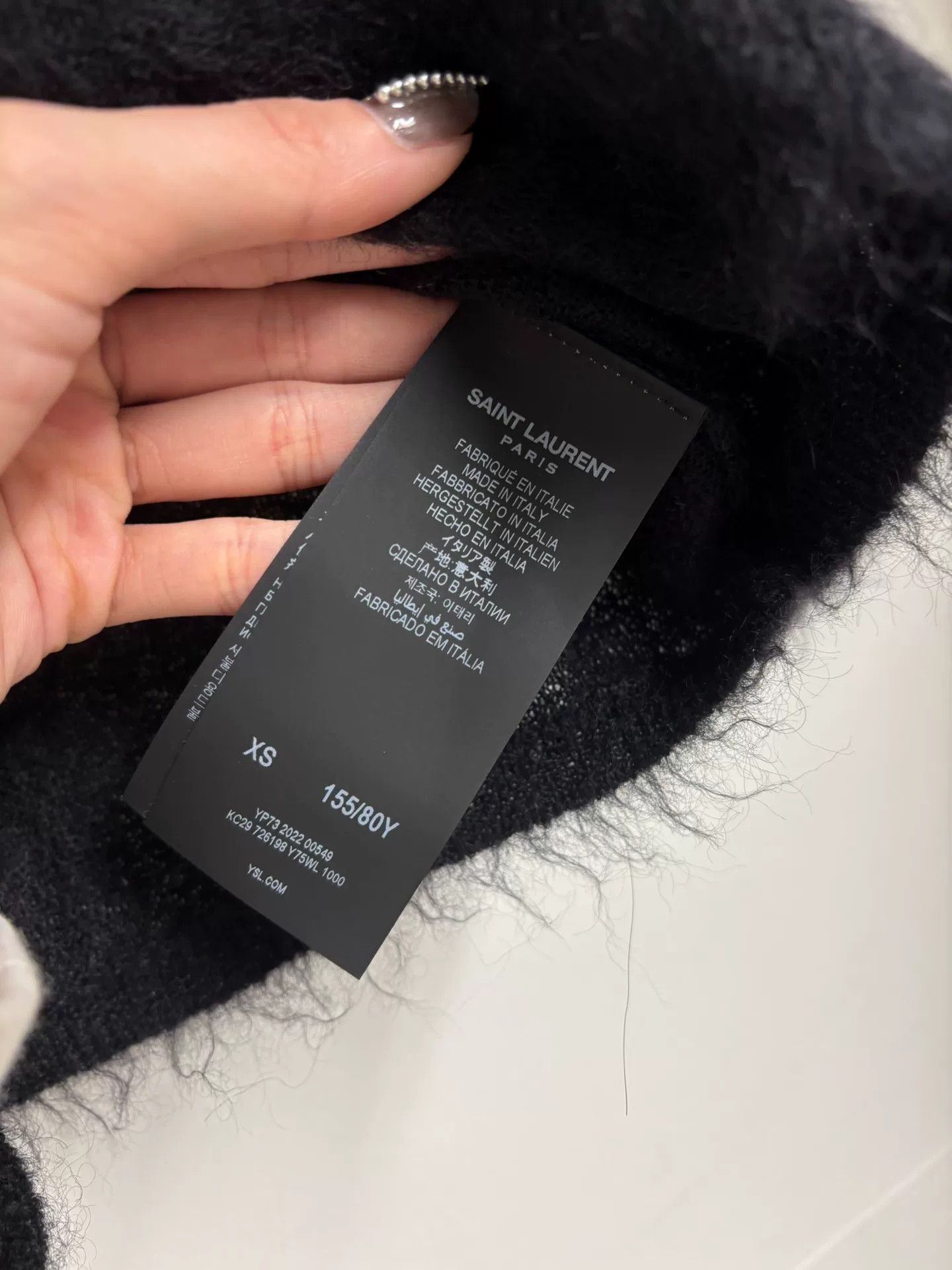 Saint Laurent Paris Saint Laurent Cropped Button Cardigan Size M / US 6-8 / IT 42-44 - 4 Thumbnail