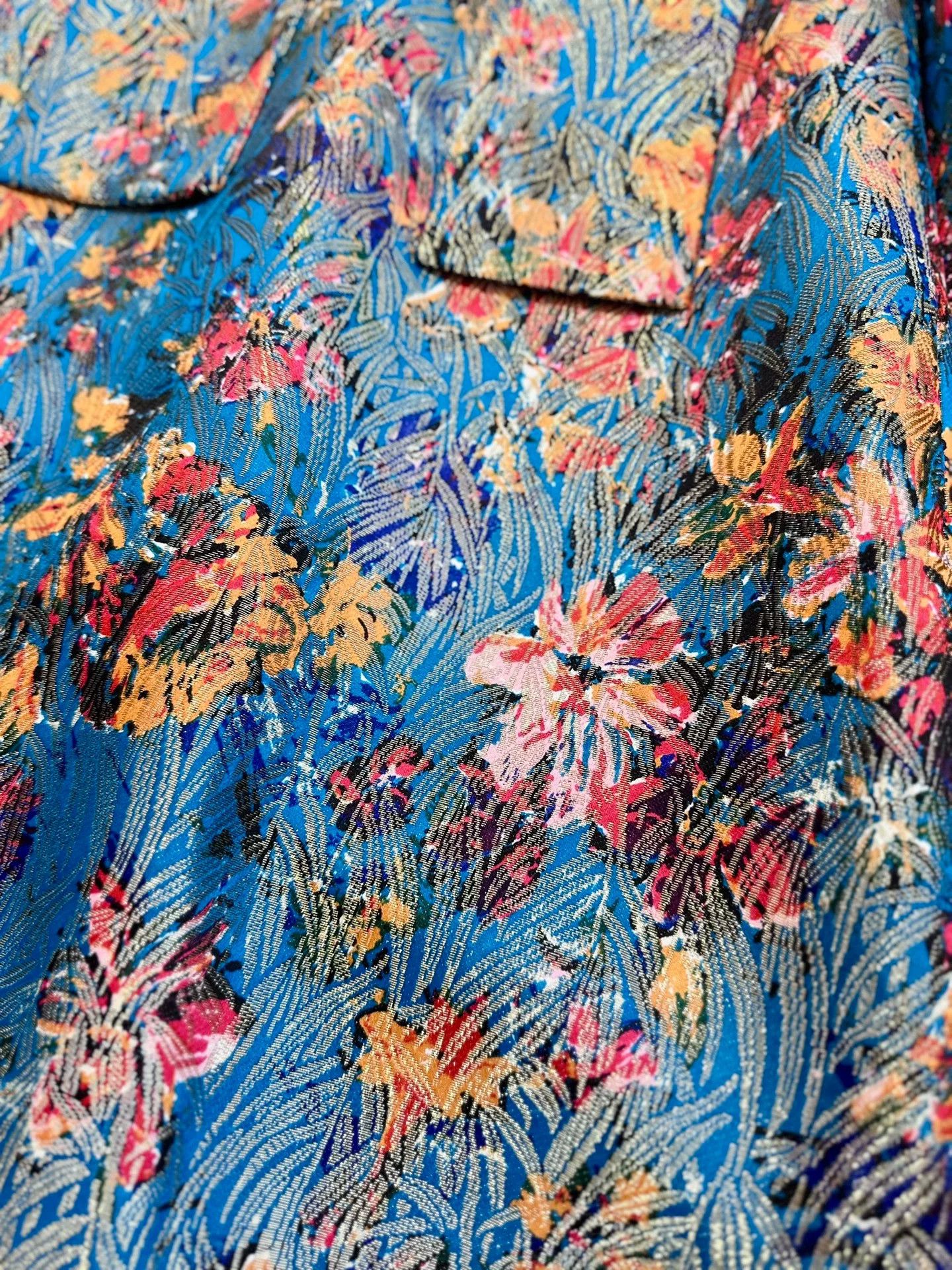 Saint Laurent Paris YSL Saint Laurent Floral Embroidered Dress Size M / US 6-8 / IT 42-44 - 5 Thumbnail