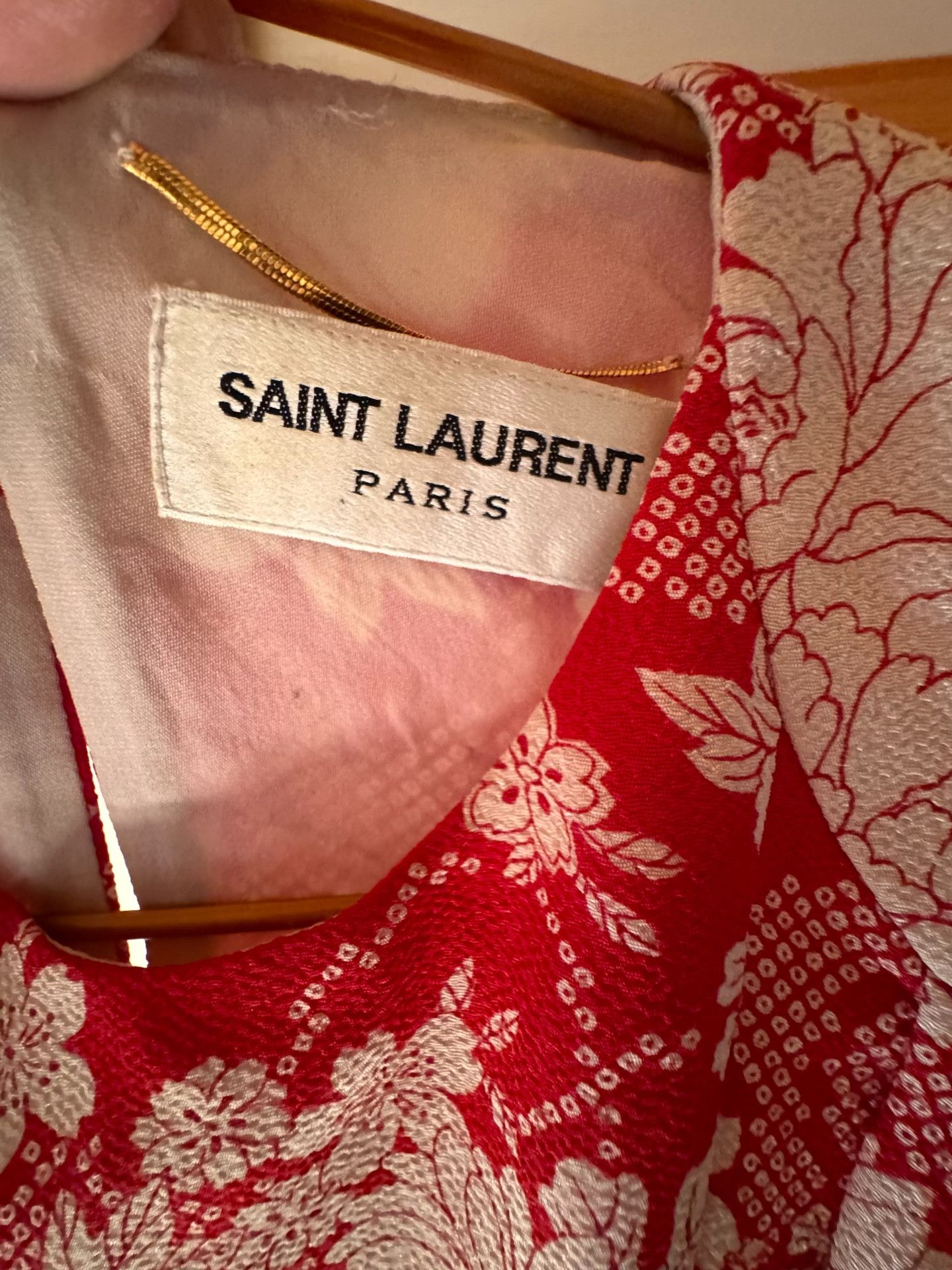 Saint Laurent Paris Saint Laurent Hedi Slimane Short Floral Dress Size M / US 6-8 / IT 42-44 - 4 Thumbnail