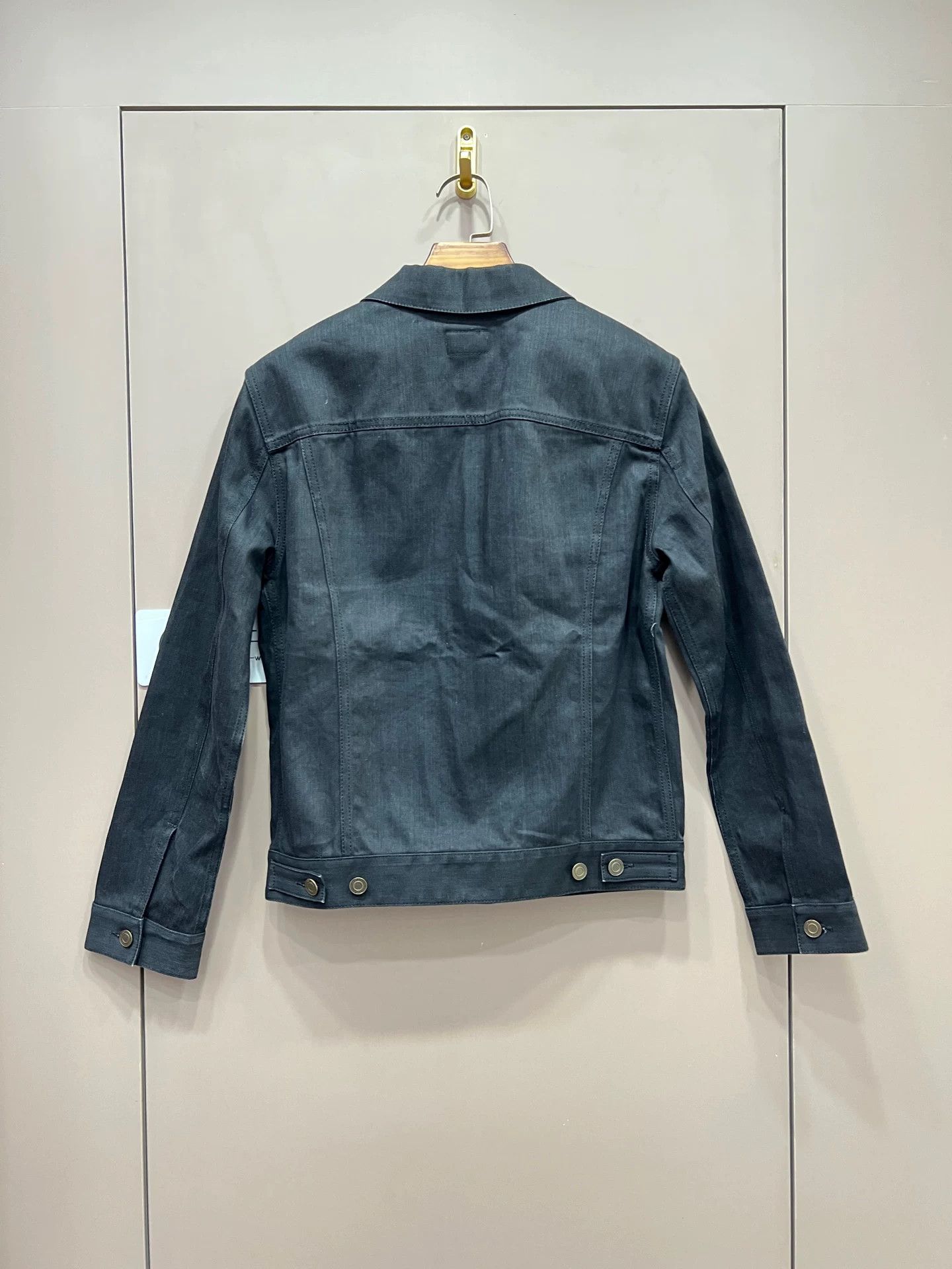 Saint Laurent Paris Saint Laurent Dark Blue Denim Jacket Size US M / EU 48-50 / 2 - 2 Thumbnail