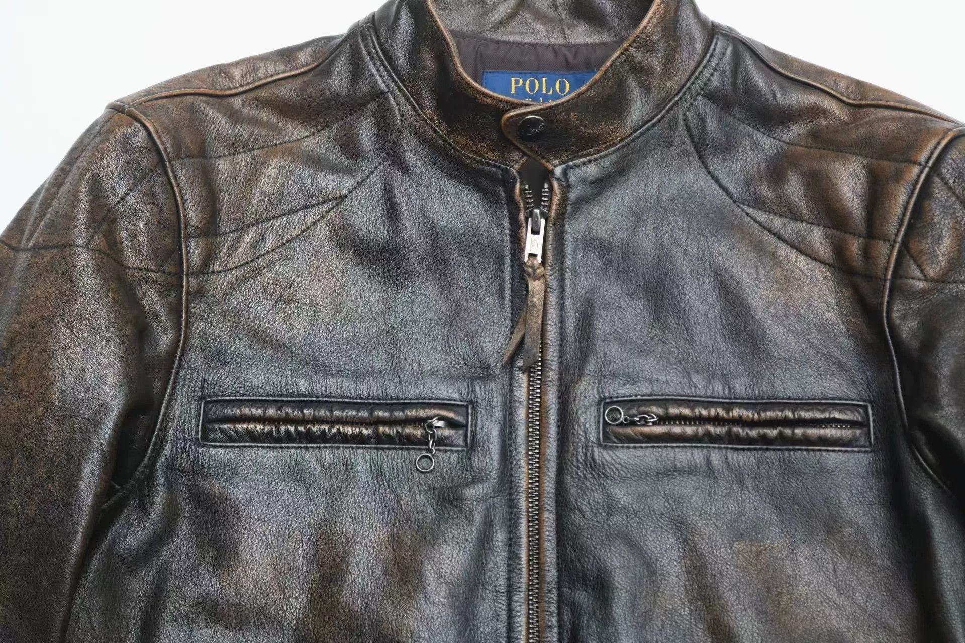 Polo Ralph Lauren Polo Ralph Lauren J100 Leather Jacket Size US M / EU 48-50 / 2 - 4 Thumbnail