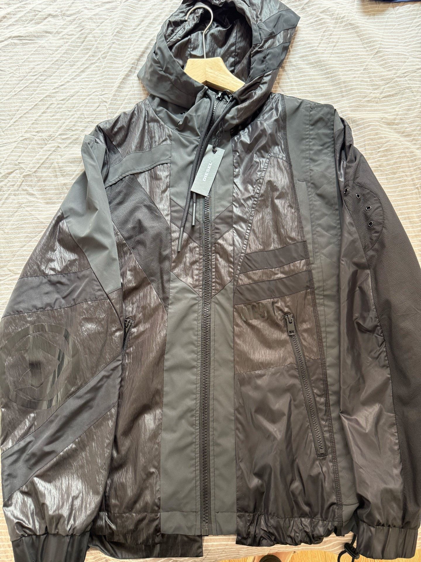 Diesel Diesel Spliced Hooded Jacket Size US M / EU 48-50 / 2 - 3 Thumbnail