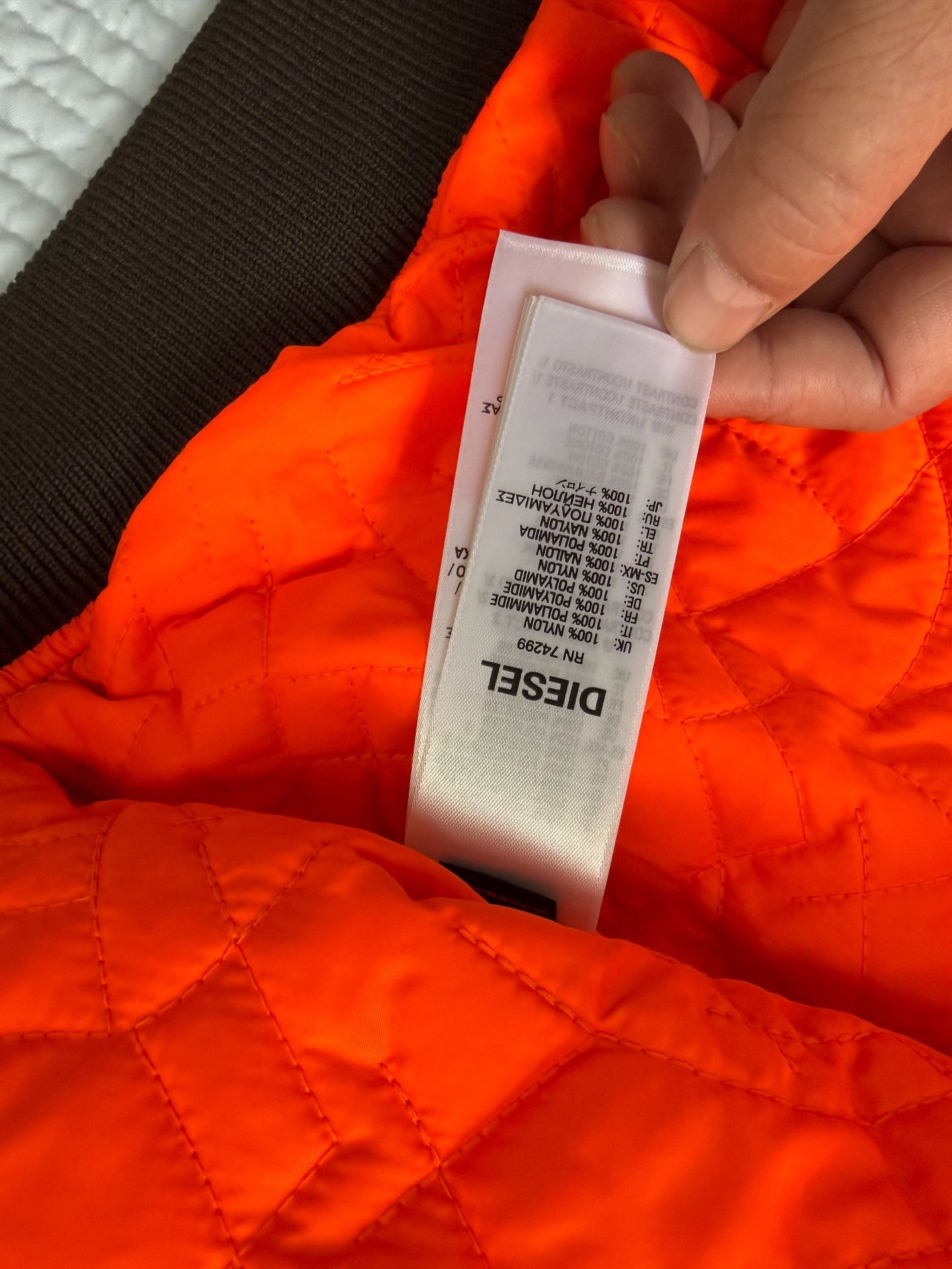 Diesel Diesel Spliced MA-1 Jacket Size US M / EU 48-50 / 2 - 6 Thumbnail