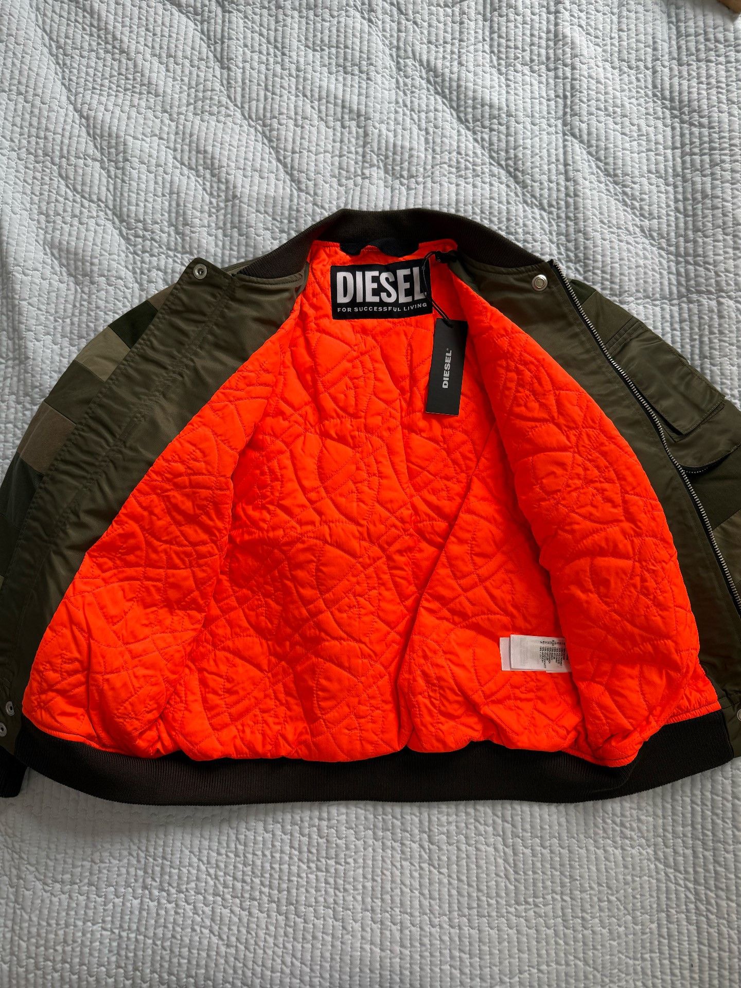 Diesel Diesel Spliced MA-1 Jacket Size US M / EU 48-50 / 2 - 3 Thumbnail