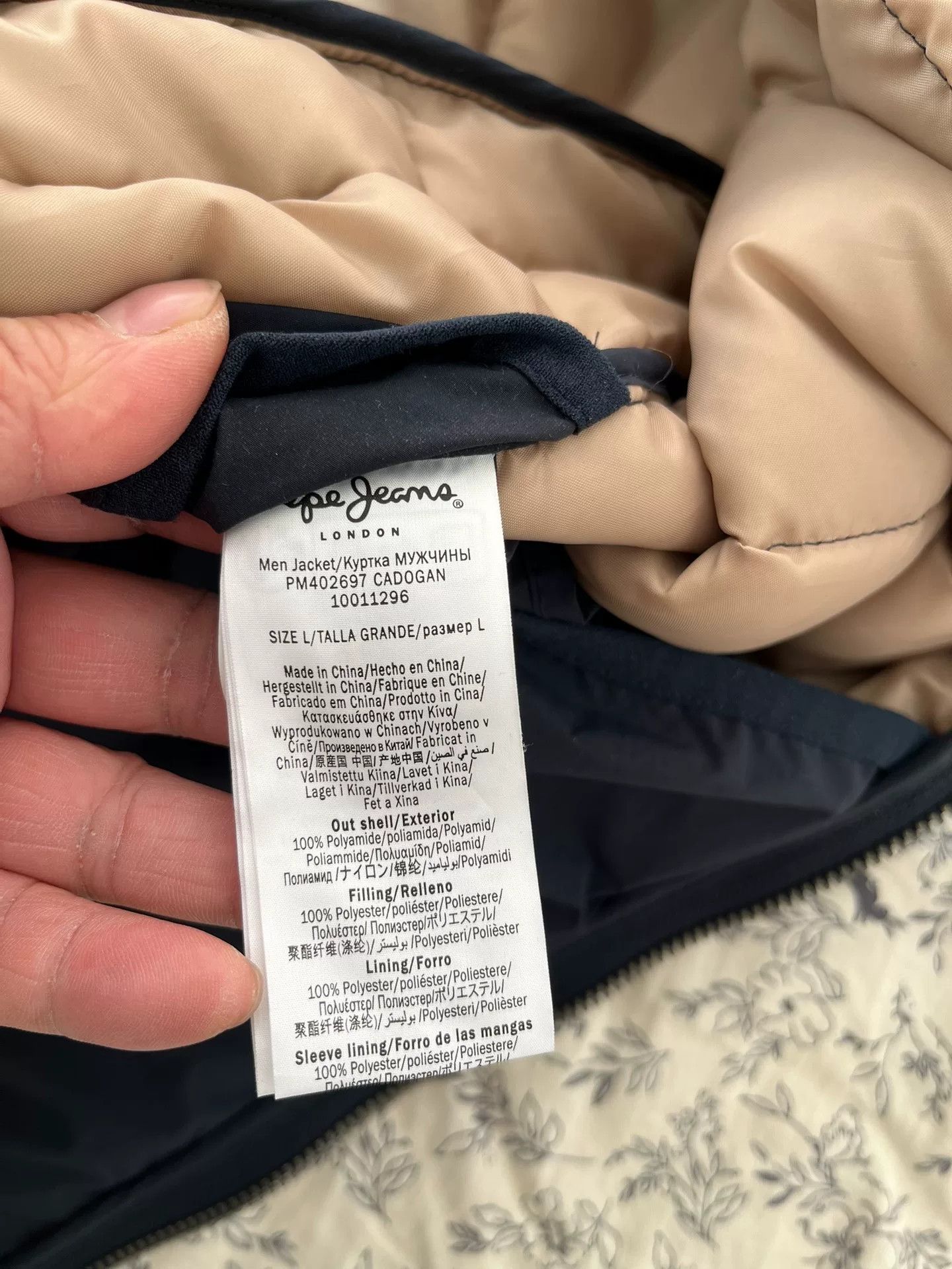 Pepe Jeans Pepe Jeans Quilted Jacket Size US M / EU 48-50 / 2 - 7 Thumbnail