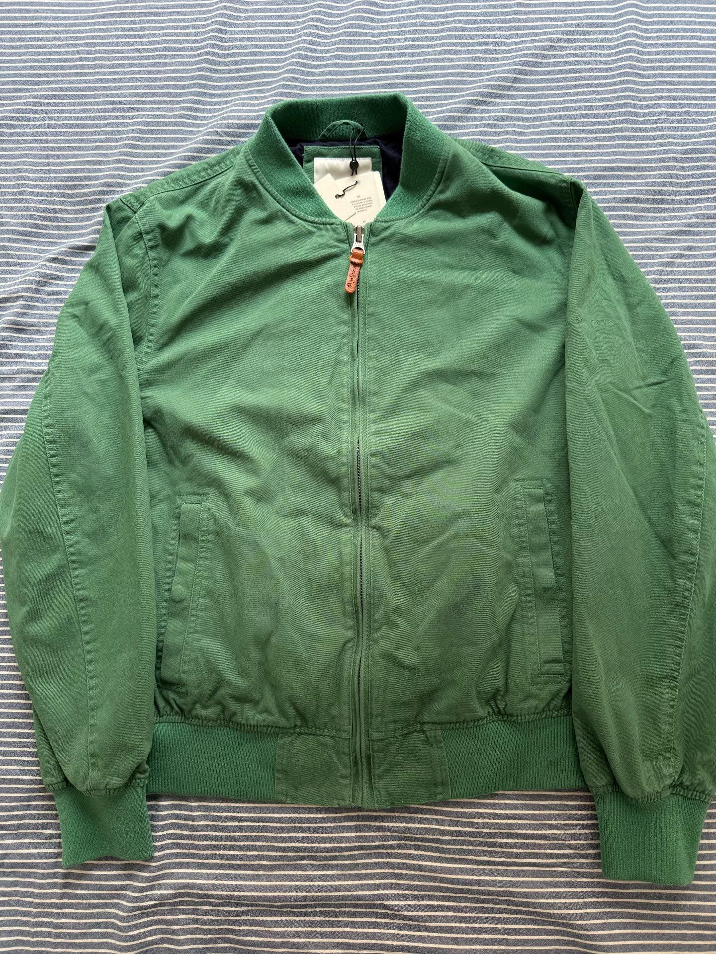Pepe Jeans Pepe Jeans Washed Vintage Moss Green MA1 Jacket Size US M / EU 48-50 / 2 - 9 Thumbnail