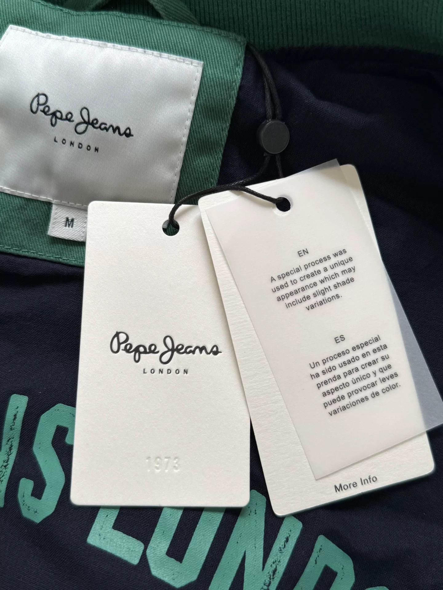 Pepe Jeans Pepe Jeans Washed Vintage Moss Green MA1 Jacket Size US M / EU 48-50 / 2 - 7 Thumbnail