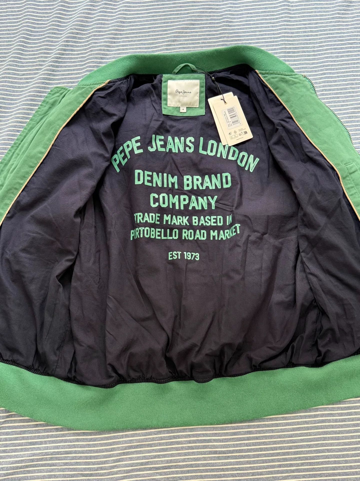 Pepe Jeans Pepe Jeans Washed Vintage Moss Green MA1 Jacket Size US M / EU 48-50 / 2 - 5 Thumbnail