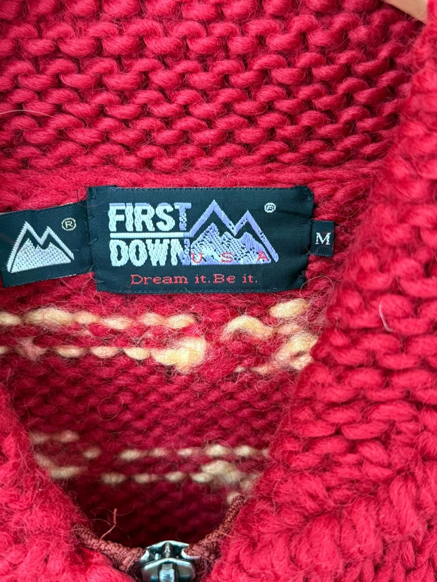 First Arrow's First Down Vintage Western Snow Pattern Sweater Size US M / EU 48-50 / 2 - 3 Thumbnail
