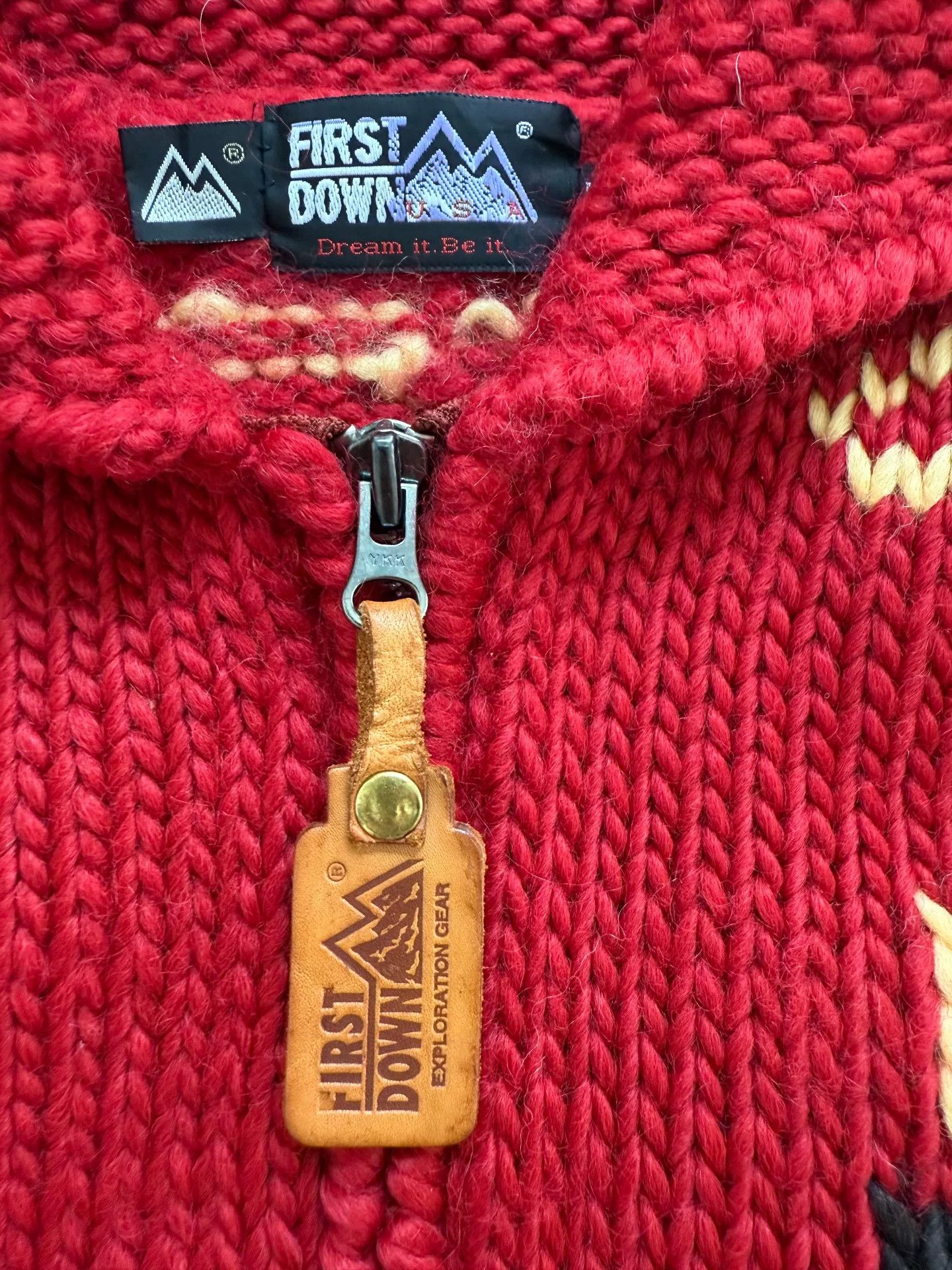 First Arrow's First Down Vintage Western Snow Pattern Sweater Size US M / EU 48-50 / 2 - 4 Thumbnail