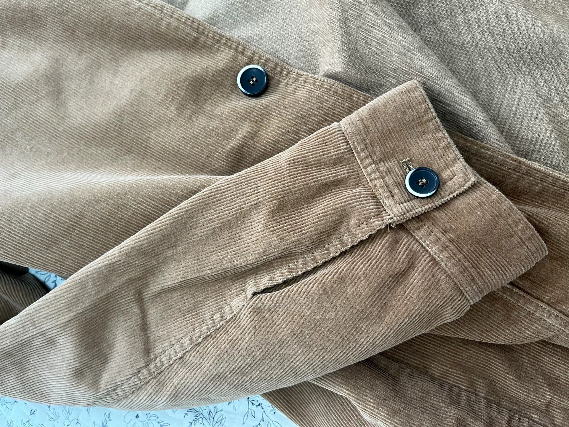 Sisley Sisley Corduroy Three-Pocket Utility Jacket Size US M / EU 48-50 / 2 - 6 Thumbnail