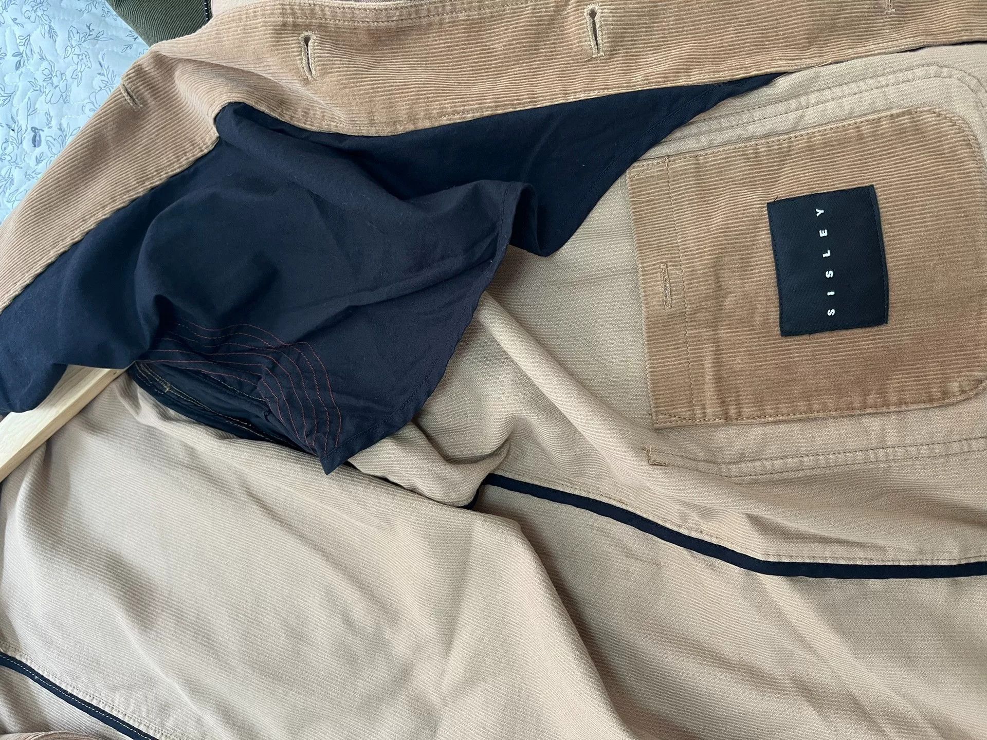 Sisley Sisley Corduroy Three-Pocket Utility Jacket Size US M / EU 48-50 / 2 - 4 Thumbnail