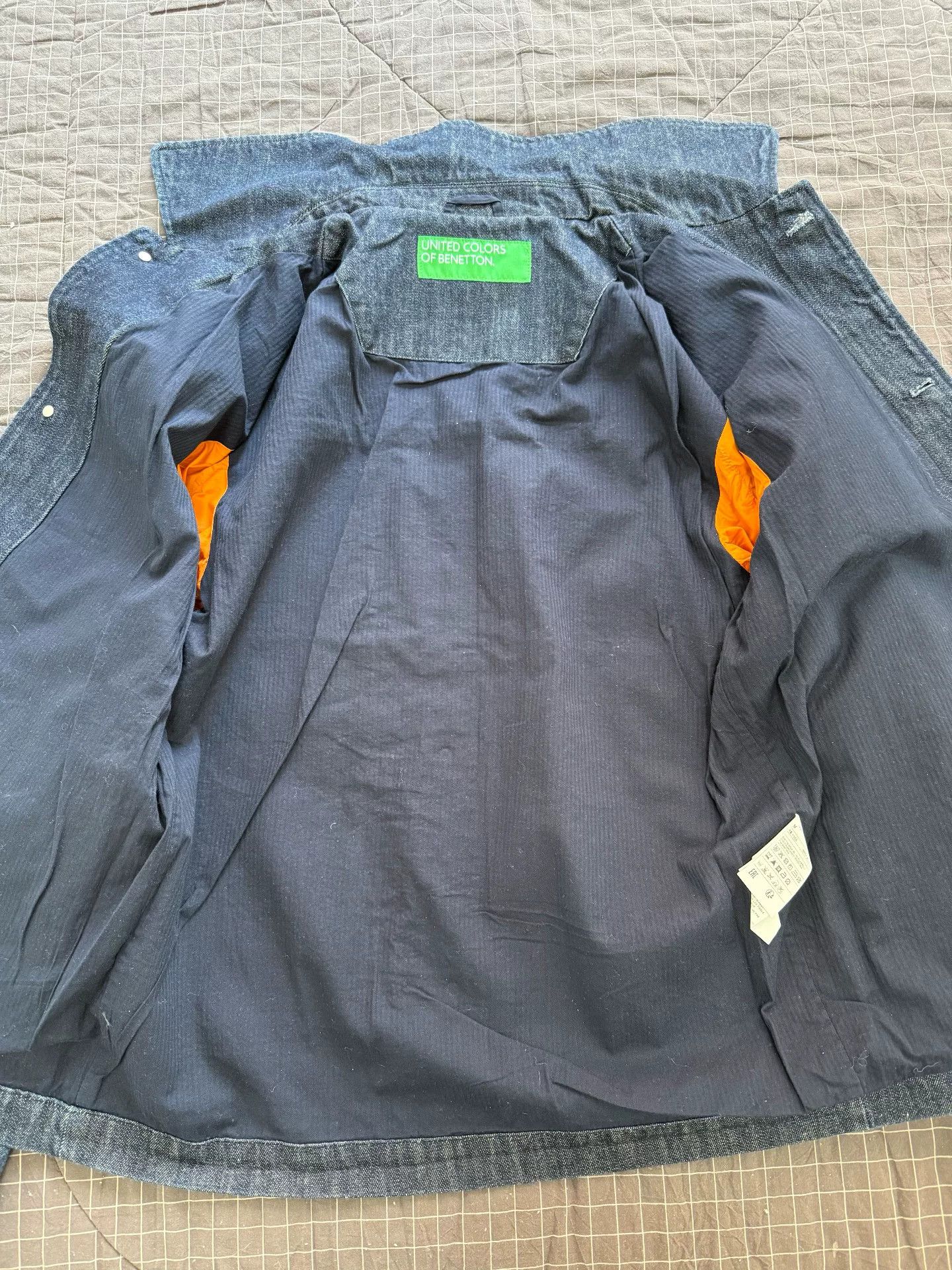 Benetton Benetton Denim Four-Pocket Work Jacket Size US M / EU 48-50 / 2 - 4 Thumbnail
