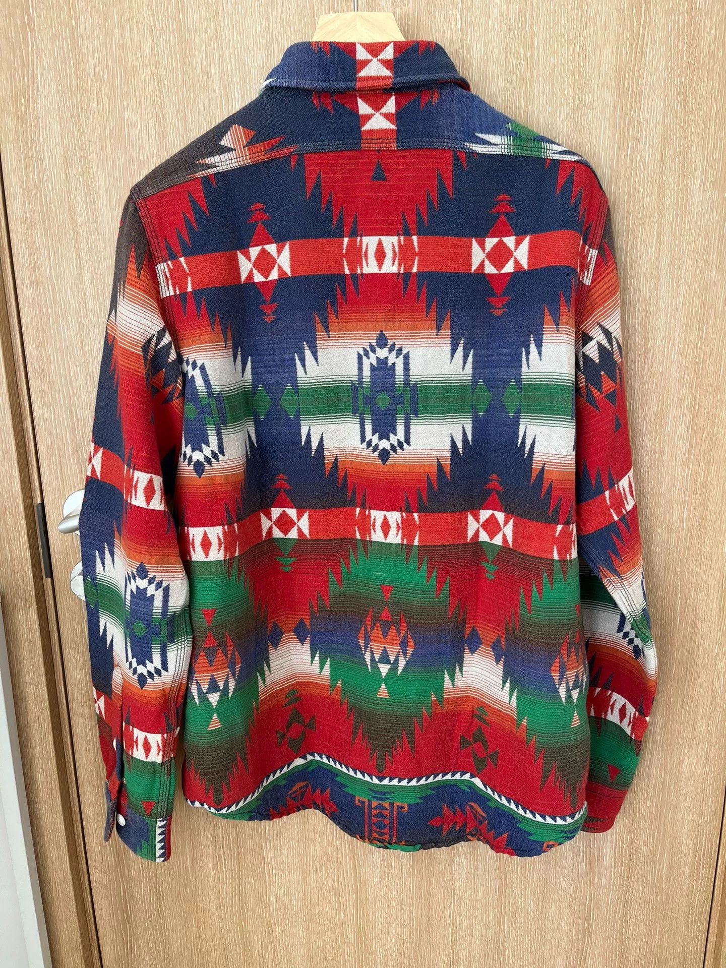 Polo Ralph Lauren Ralph Lauren Navajo Totem Terry Shirt Size US M / EU 48-50 / 2 - 2 Thumbnail