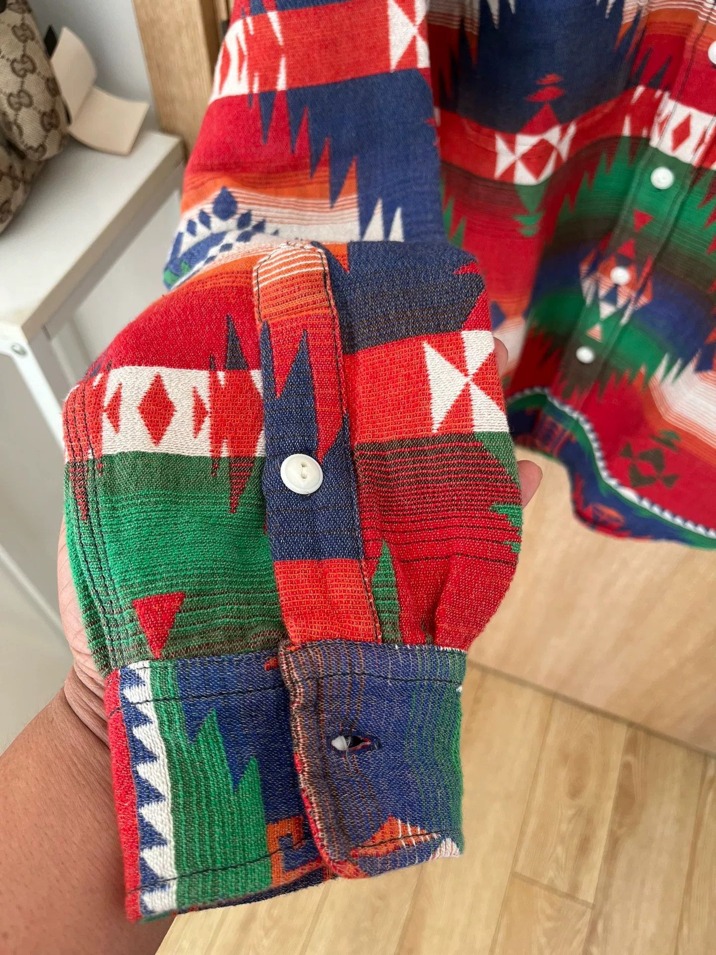 Polo Ralph Lauren Ralph Lauren Navajo Totem Terry Shirt Size US M / EU 48-50 / 2 - 7 Thumbnail