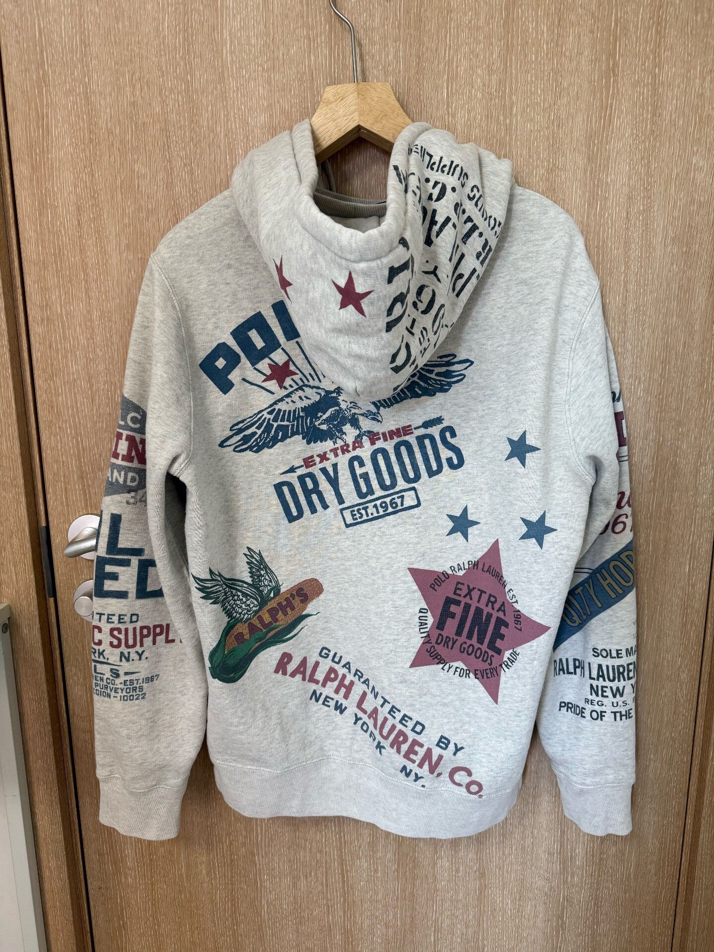 Polo Ralph Lauren Polo Ralph Lauren Gray Printed Sweatshirt Size US M / EU 48-50 / 2 - 2 Thumbnail