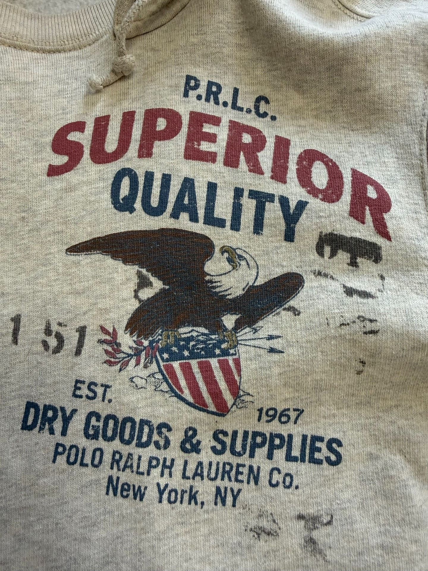 Polo Ralph Lauren Polo Ralph Lauren Gray Printed Sweatshirt Size US M / EU 48-50 / 2 - 7 Thumbnail