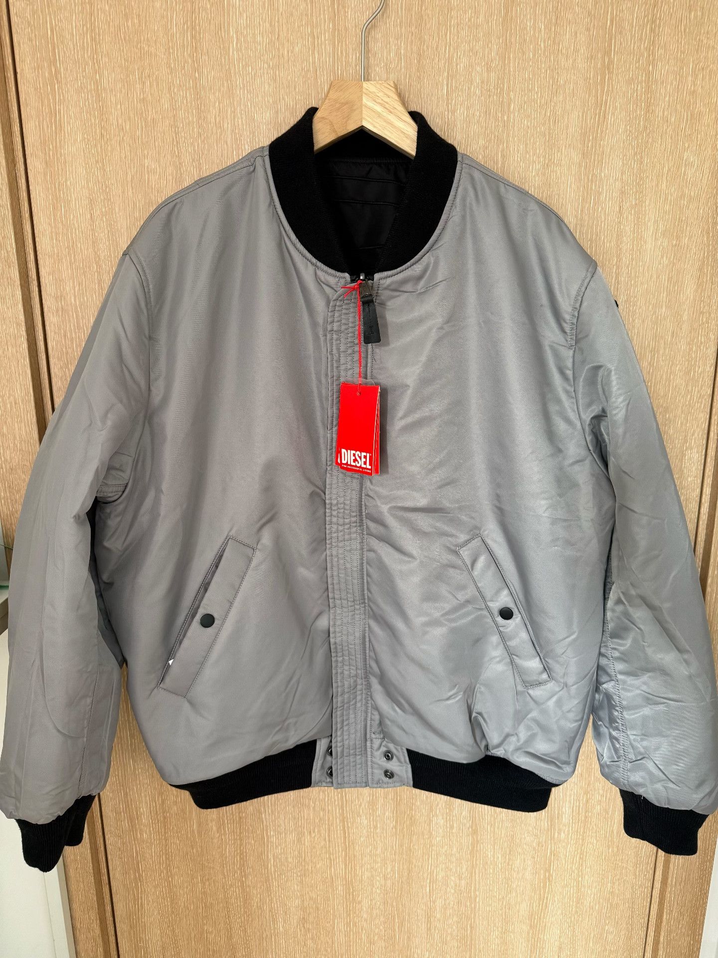 Diesel Diesel Reversible Baseball Jacket Size US M / EU 48-50 / 2 - 3 Thumbnail