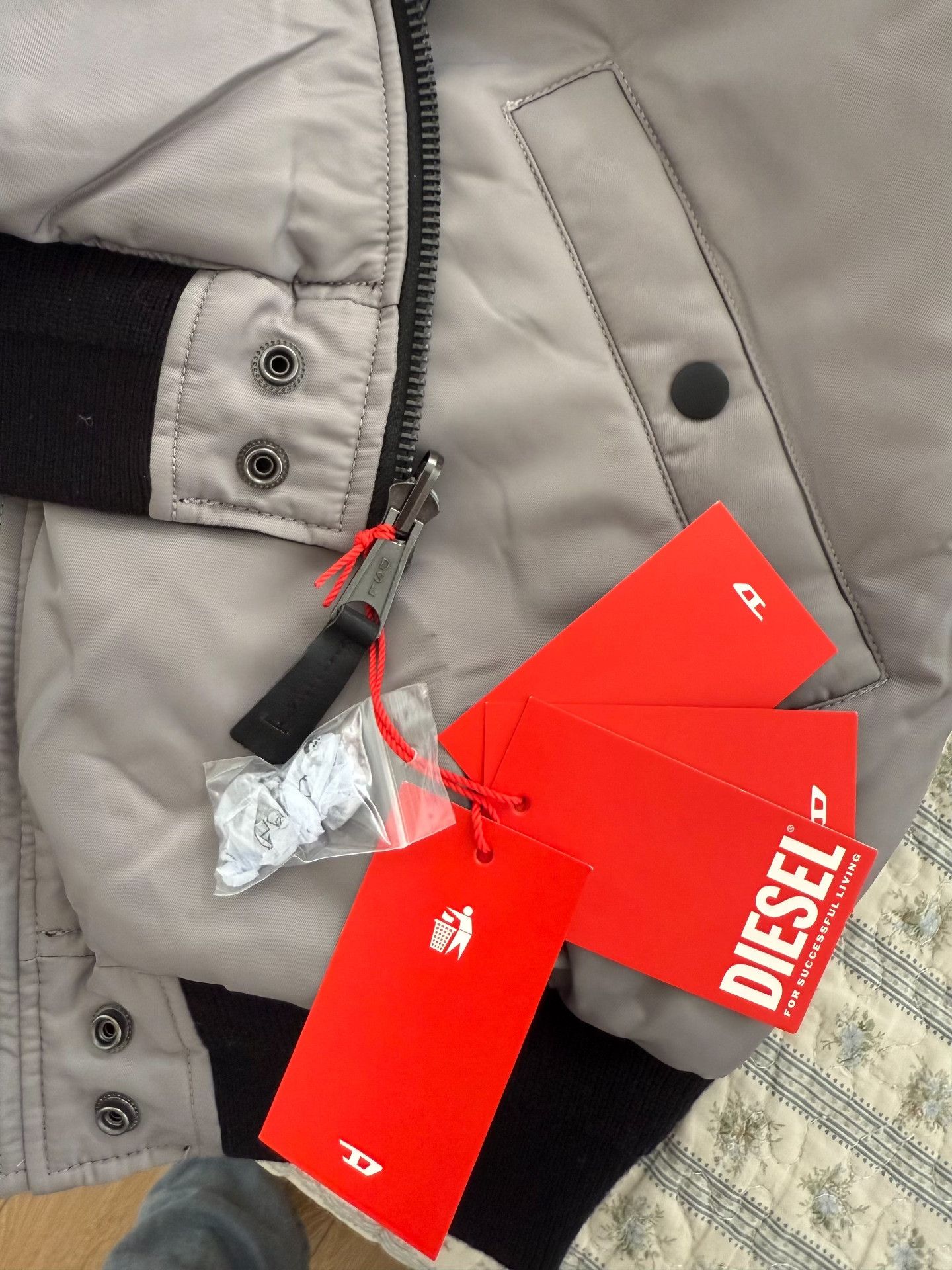 Diesel Diesel Reversible Baseball Jacket Size US M / EU 48-50 / 2 - 8 Thumbnail