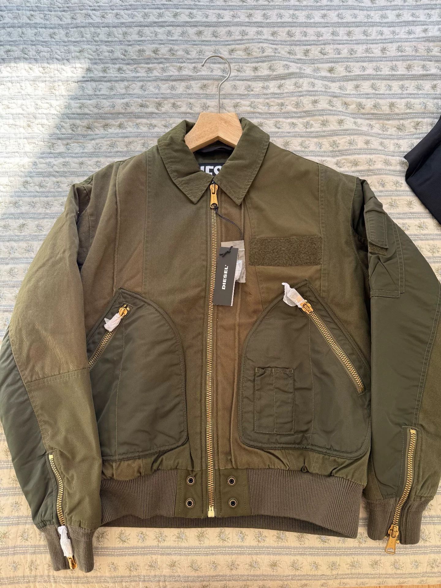 Diesel Diesel Canvas-Nylon Military Jacket Size US M / EU 48-50 / 2 - 3 Thumbnail